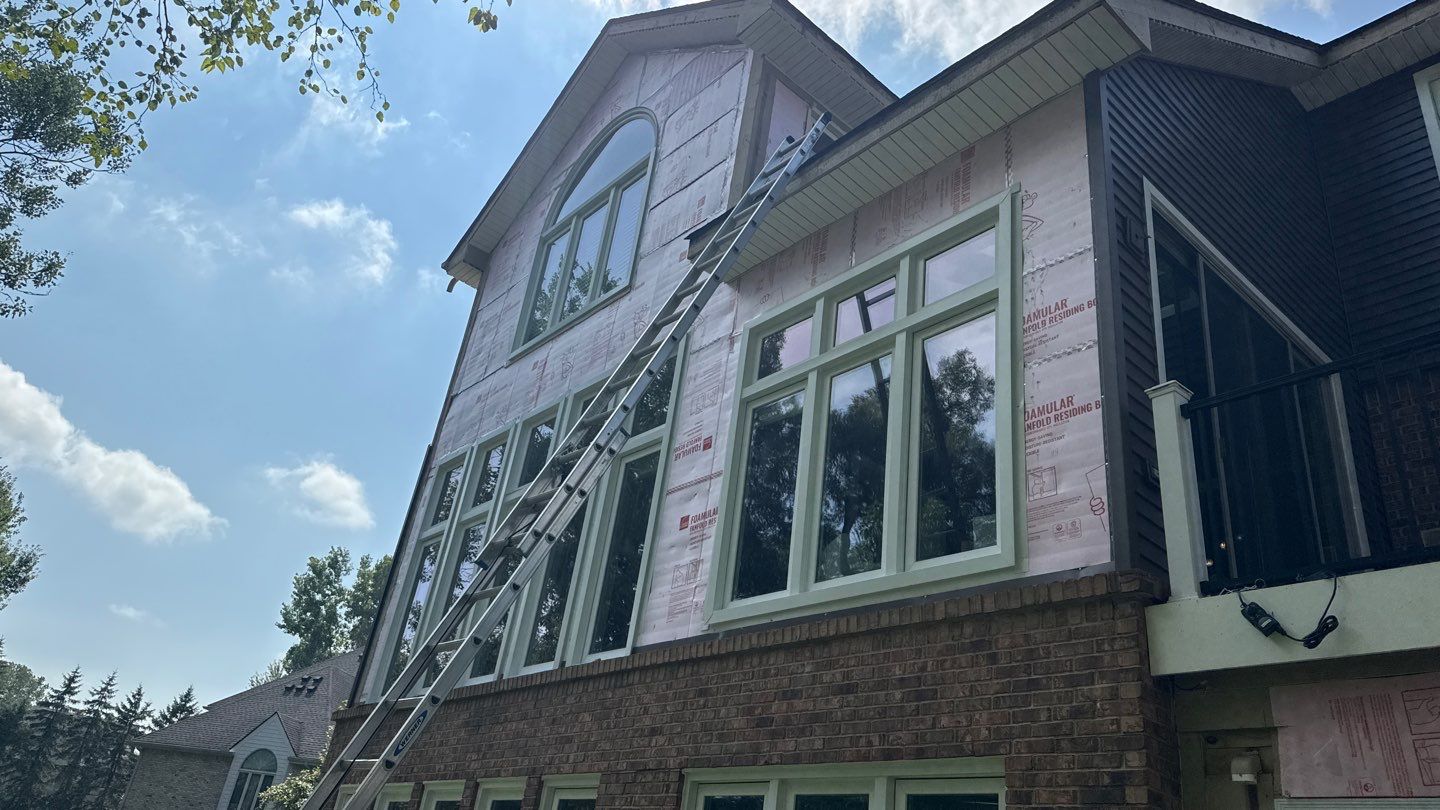 Siding Replacement using Alside Odyssey D4" Flagship Brown by 180 Contractors