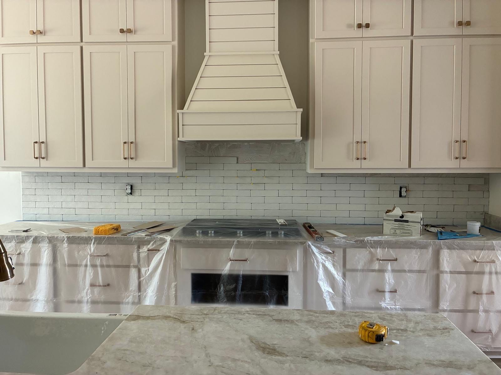 New backsplash by Knockout Flooring LLC