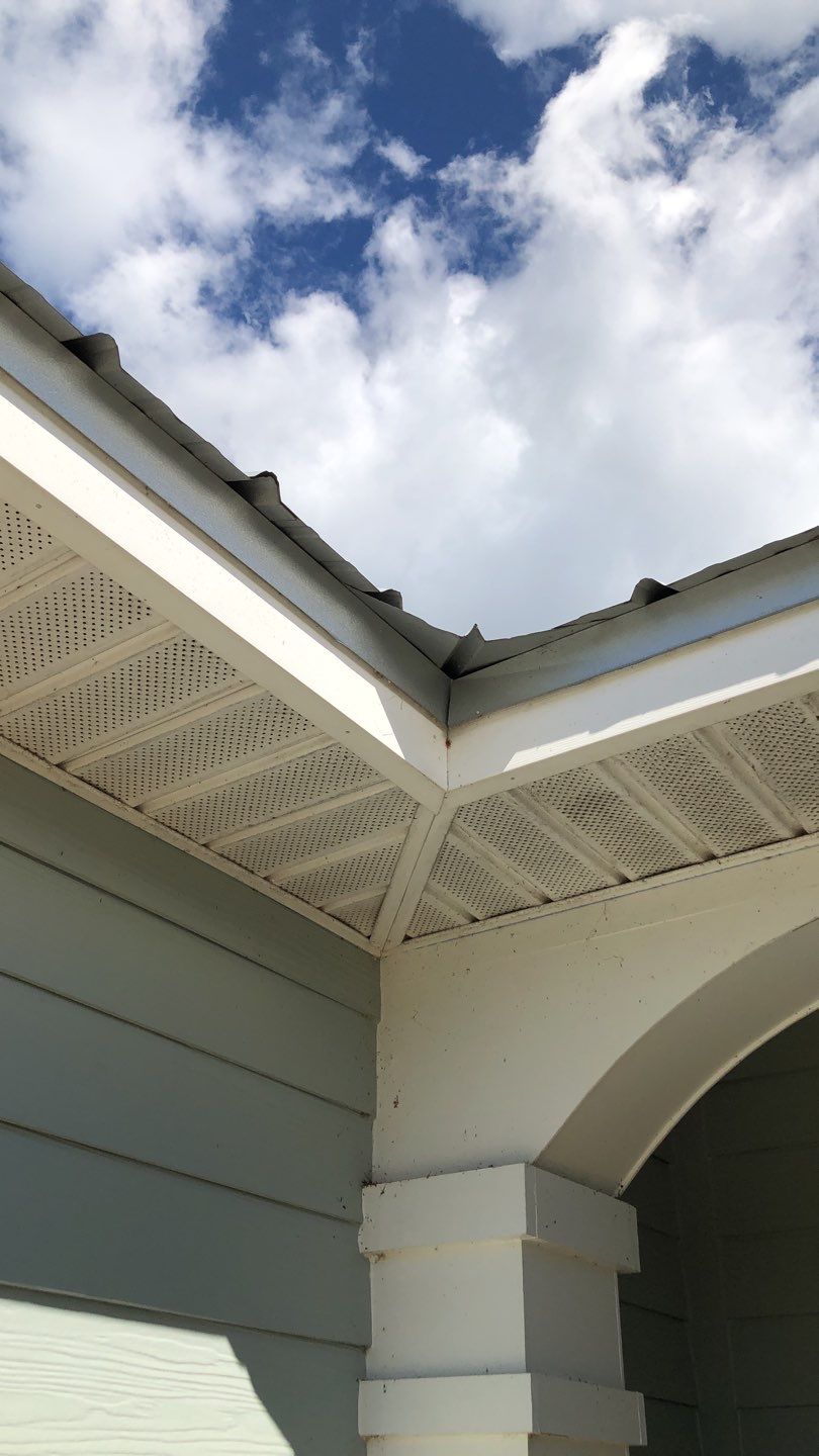 Seamless Gutter Installation using White K-Style Gutters by Gutter Professors
