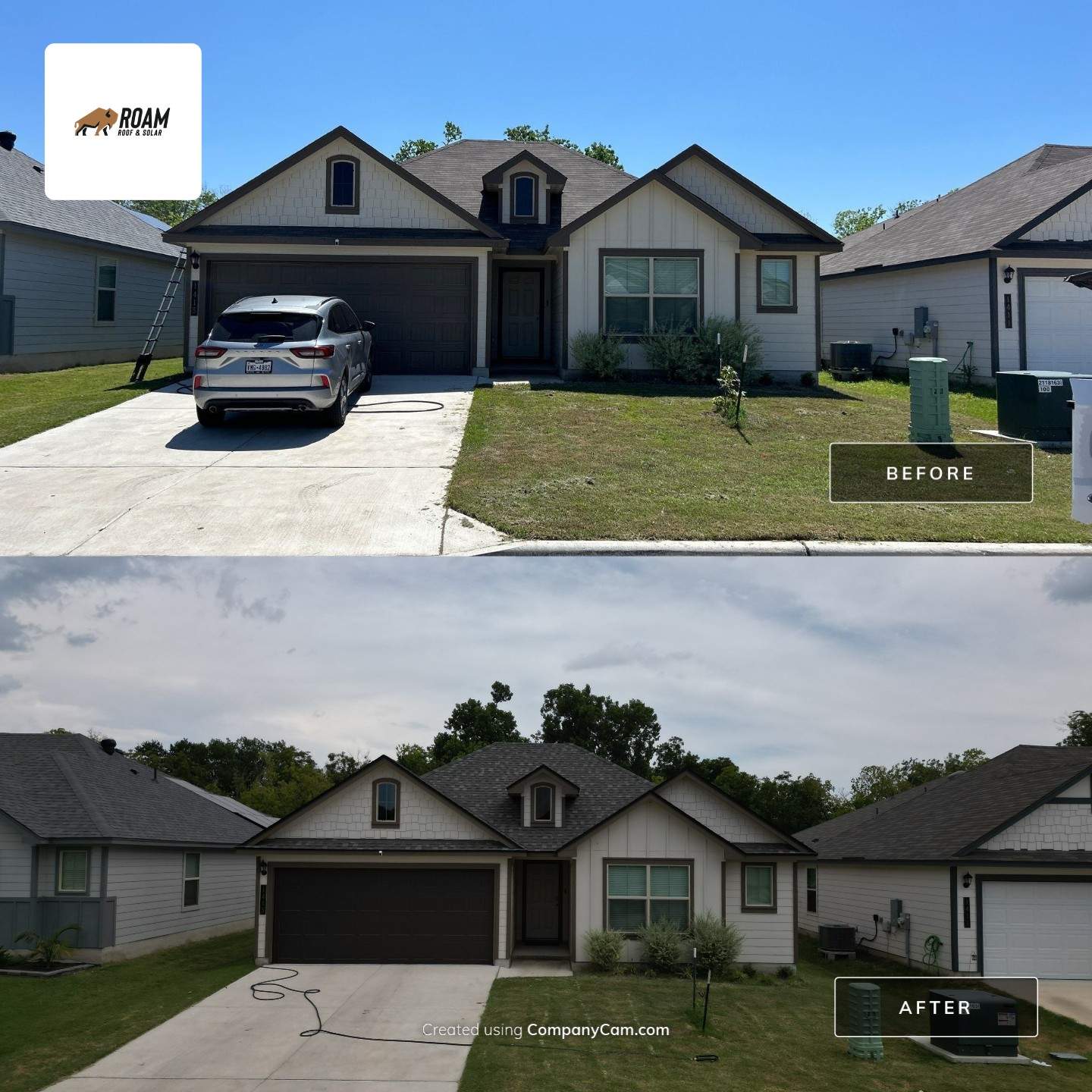 Roof Replacement in Temple by ROAM Roof & Solar