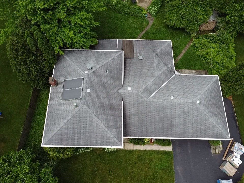 New Roof Installation using new OSB sheathing Certainteed Landmark Shingles by Best Exteriors Inc