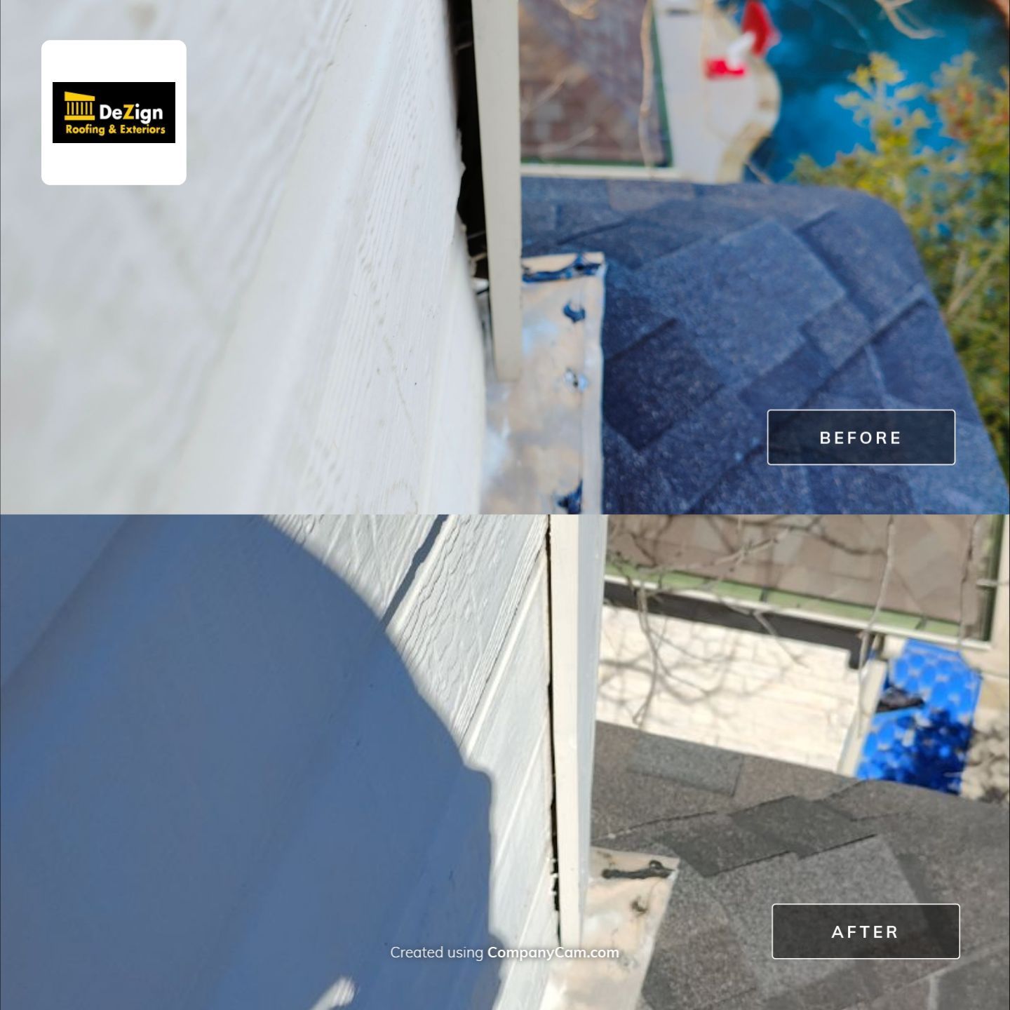 Residential Roofing Installation using IKO Dynasty Class 3 Glacier by DeZign Roofing & Exteriors