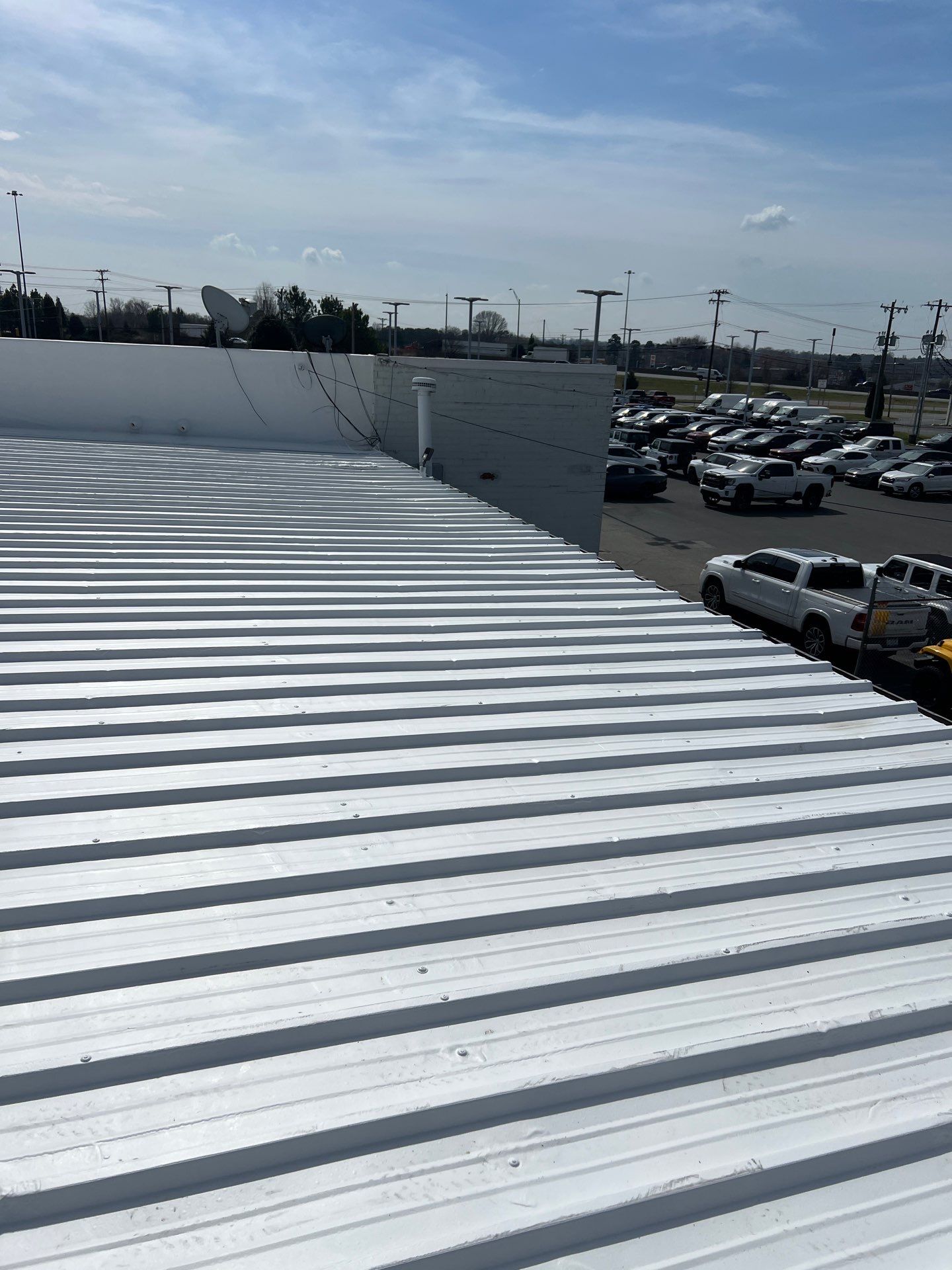 Acrylic Coating  by Just In Time Roofing and Restoration