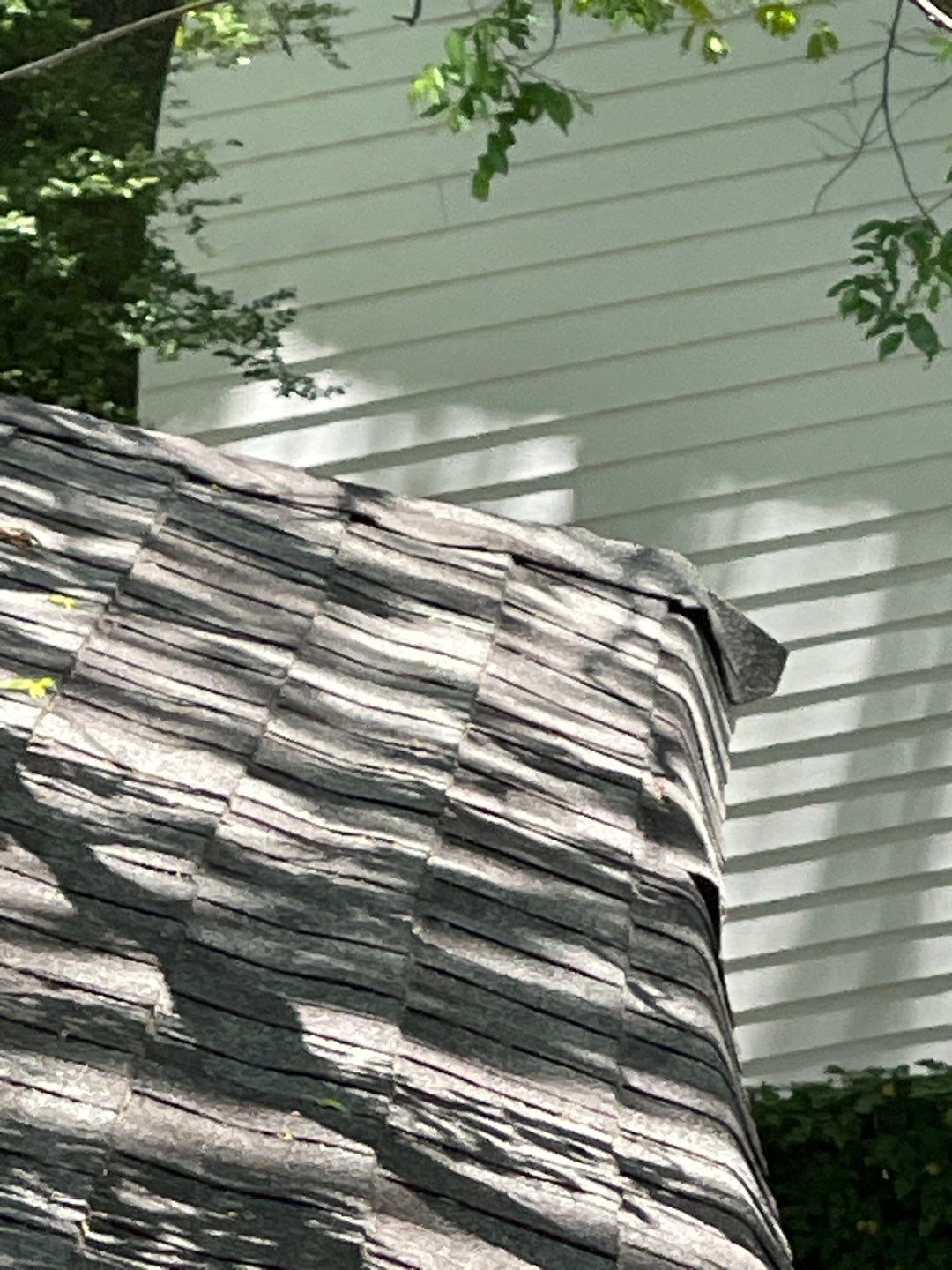 roof replacement and new black gutters by Nailed It Roofing & Remodeling LLC