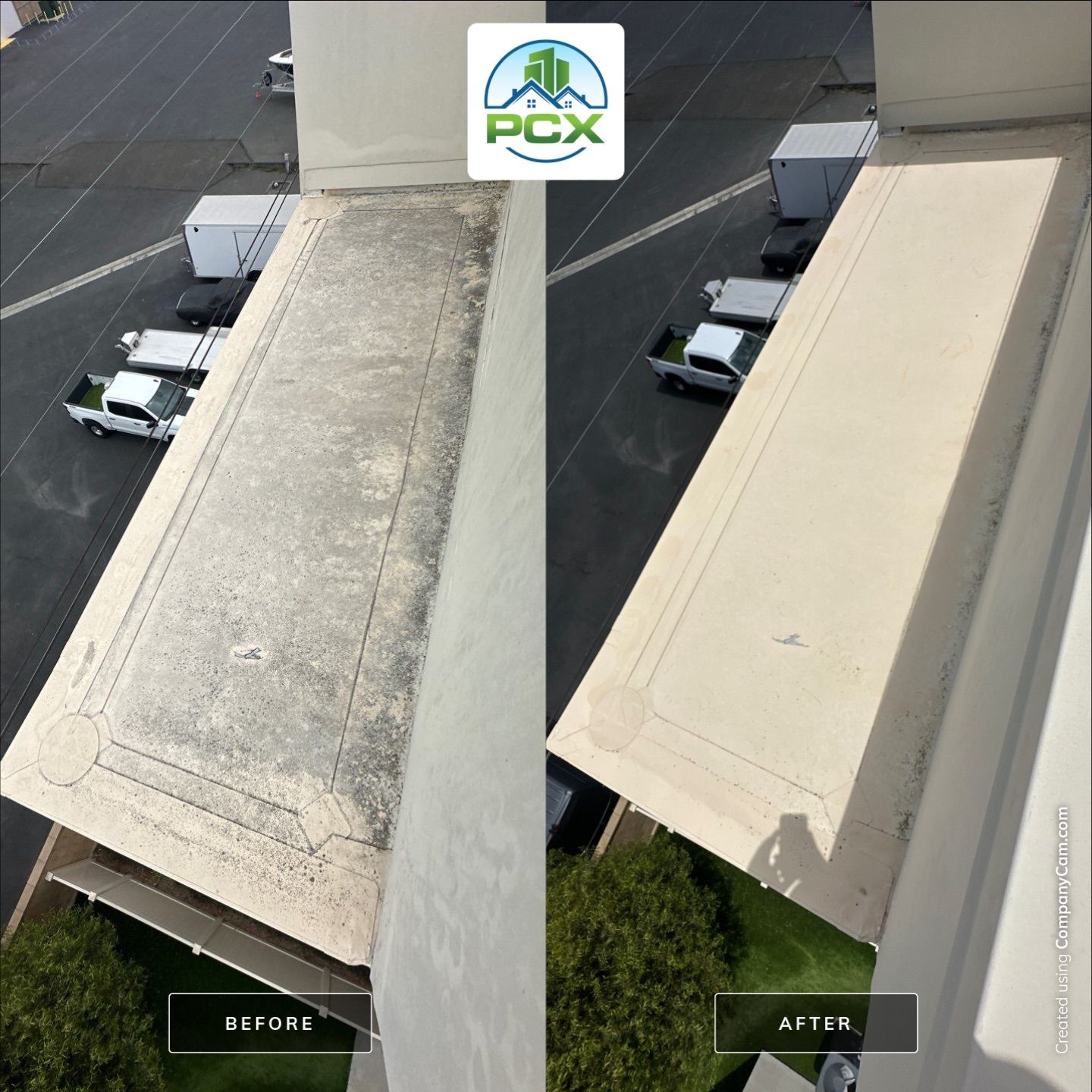 Rooftop lounge and house wash Newport Beach, CA by Property Cleaning Experts, LLC