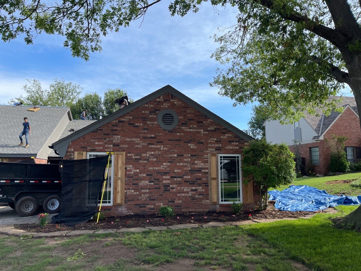 Roof Repair and Siding Project in Norman Oklahoma by McCann's Roofing and Construction