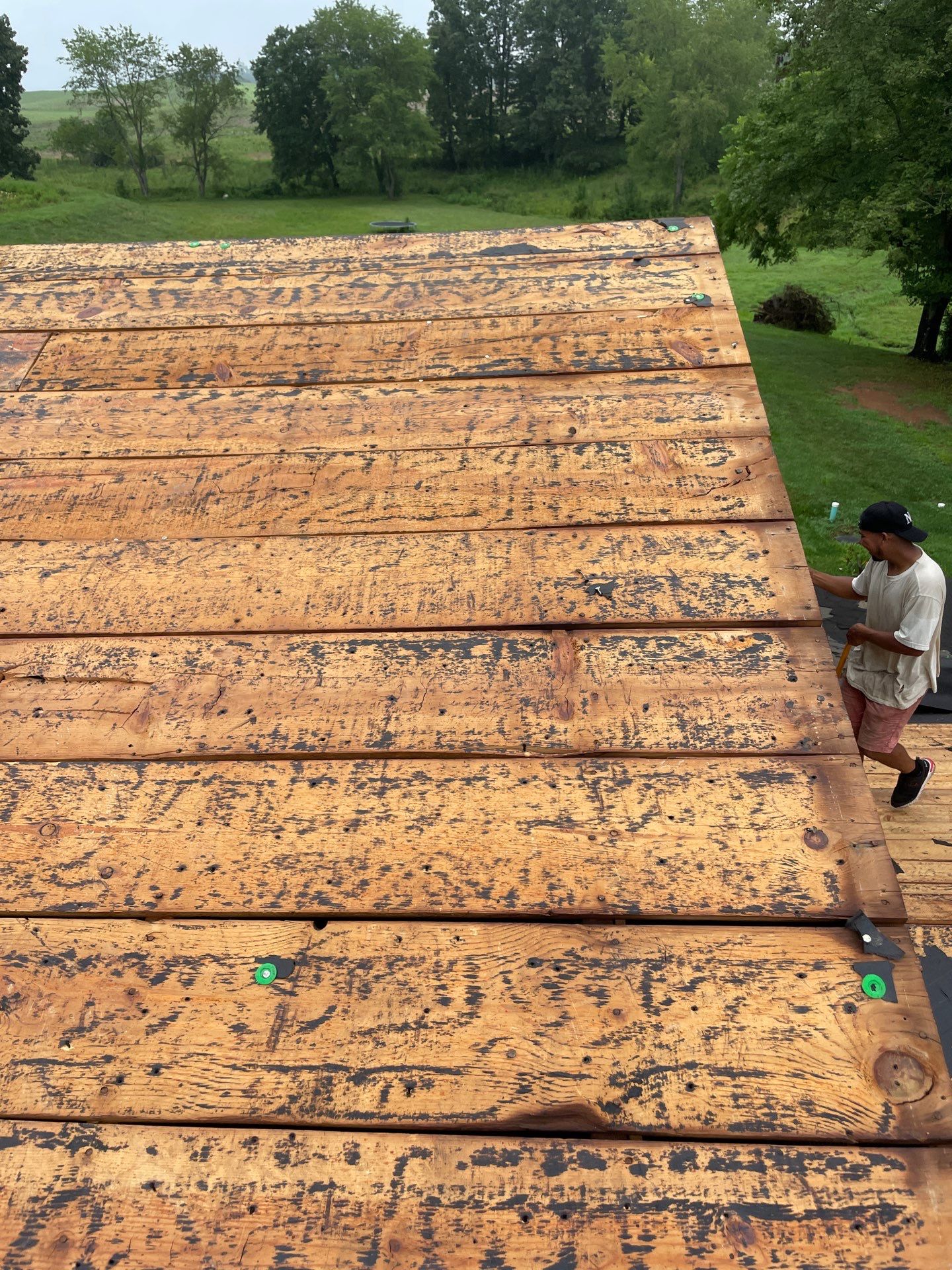 Residential Roofing Installation using GAF Timberline HDZ Charcoal by Rainstoppers Roofing