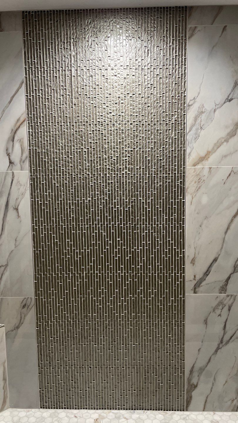 Rain Glass Shower by Footprints Floors of East Atlanta