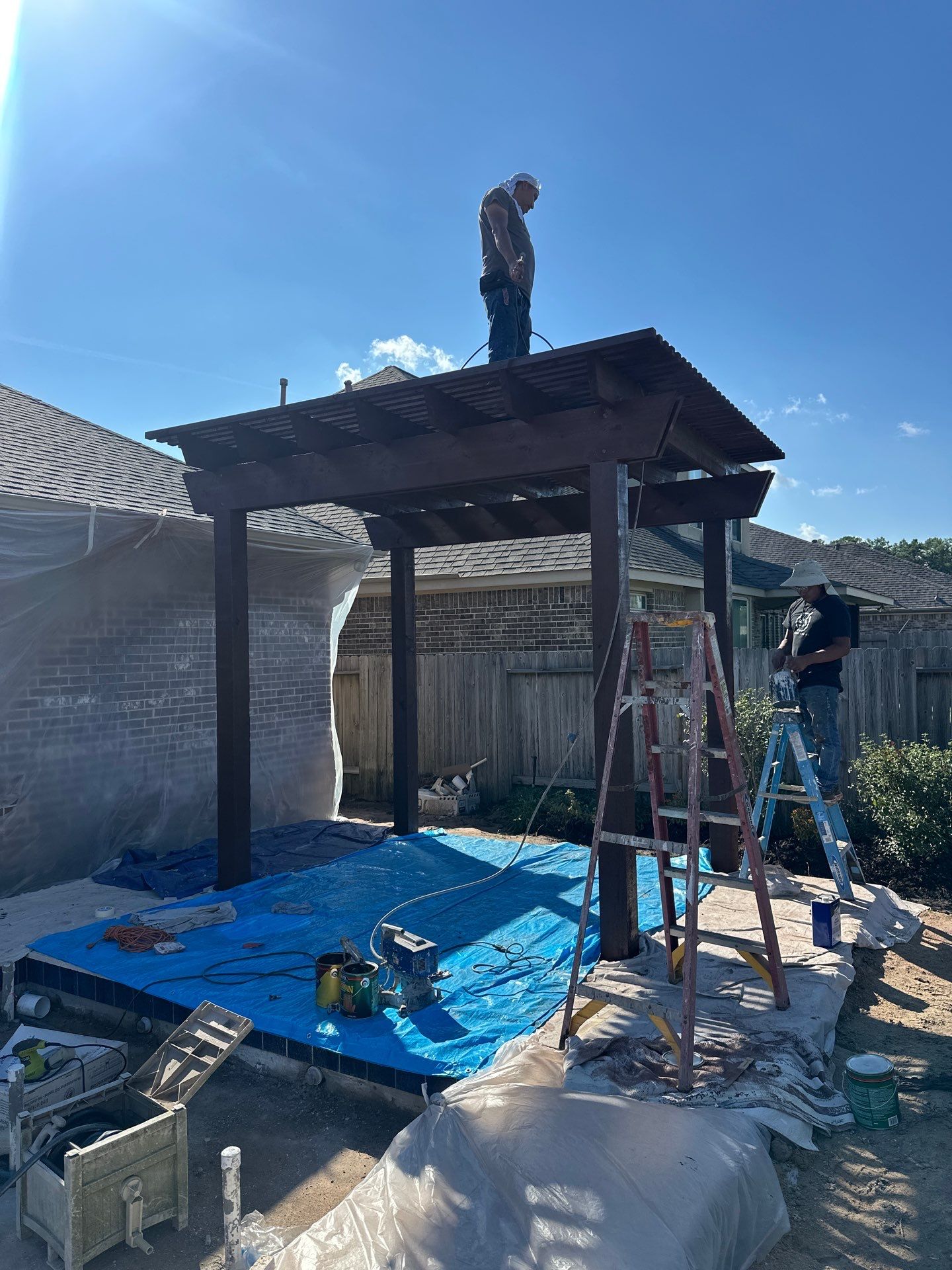 Pergola using Sophalx Crew by SophAlx LLC