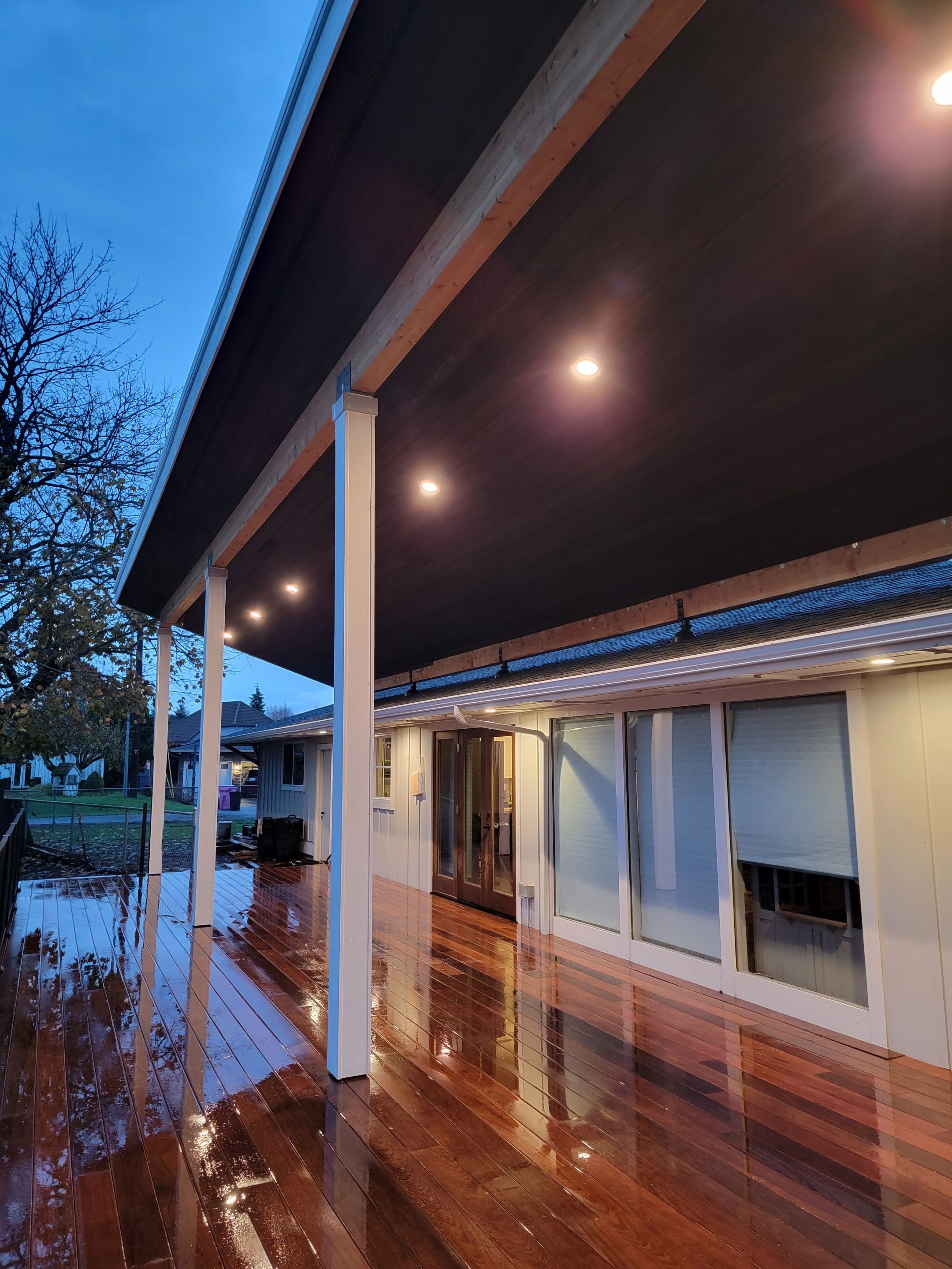 Full Modern Deck & Patio Cover Remodel w/ Ipe Hardwood Decking by Crm Services Llc