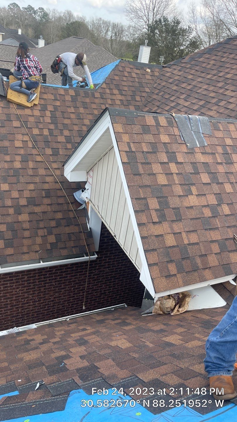 Residential Roofing Installation using Roof Replacement by American Roofing & Construction LLC