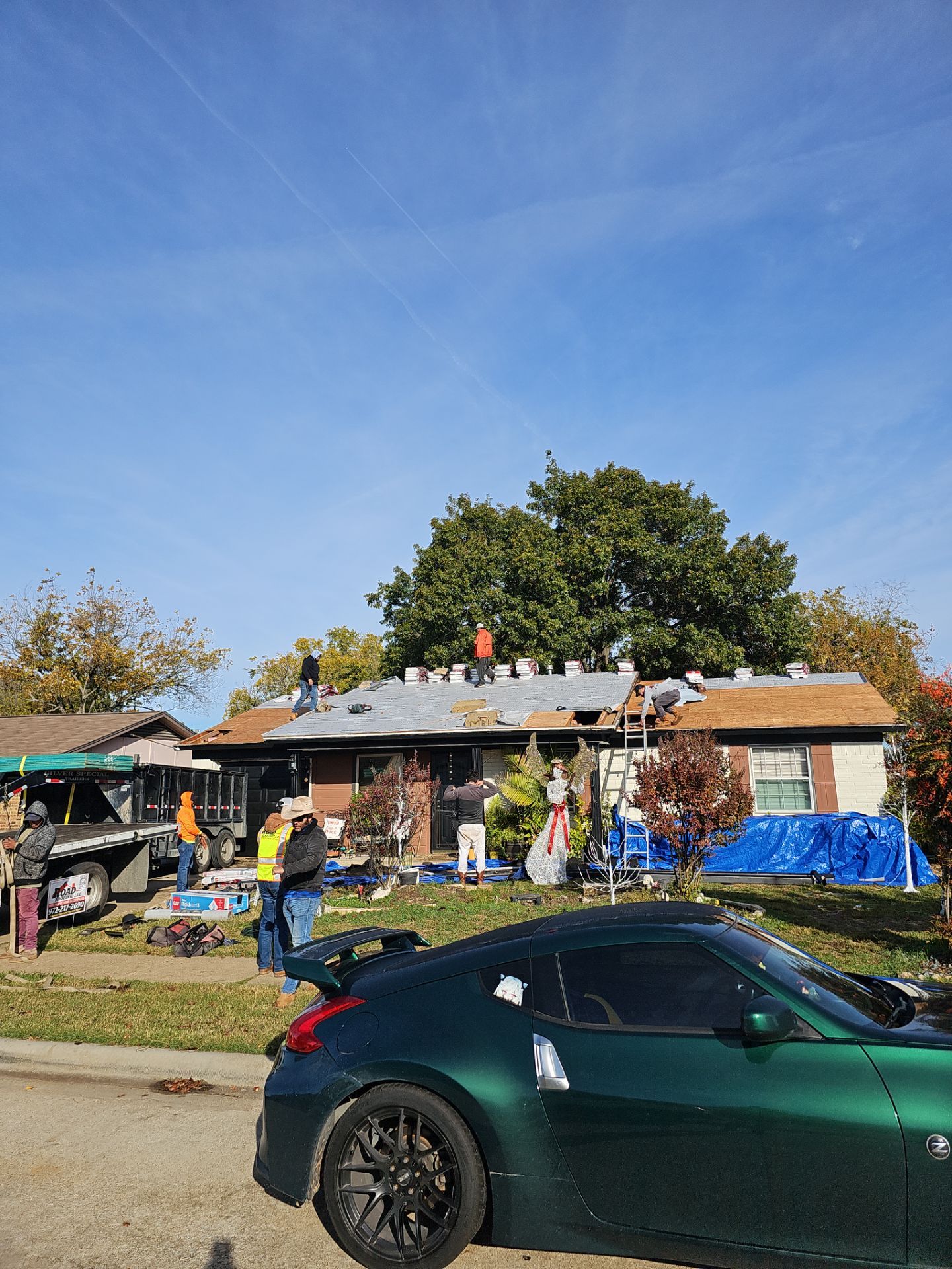 Hail Damage Inspection & Insurance Claim in Garland, TX by road roofing llc