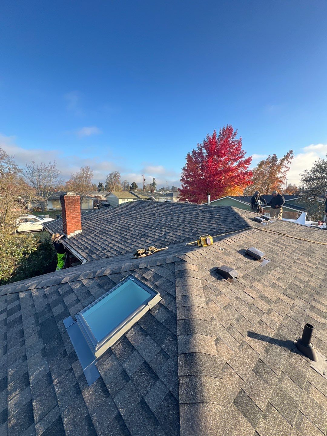 Residential Roofing Installation using IKO Dynasty (Color: Driftshake) by Orezona Building & Roofing Company, Inc.