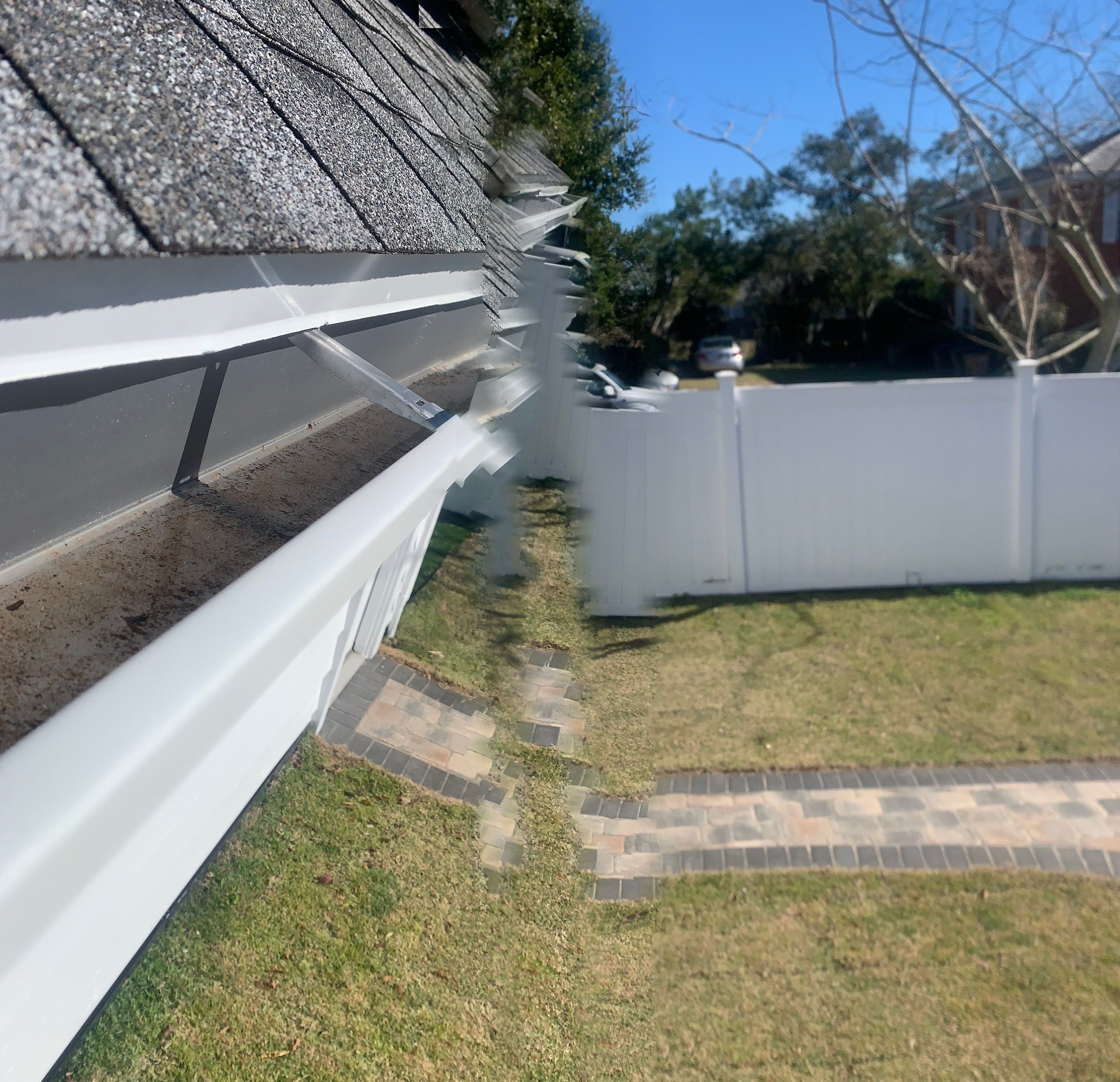 Gutter Installation using K-Style Seamless Gutters by Gutter Professors
