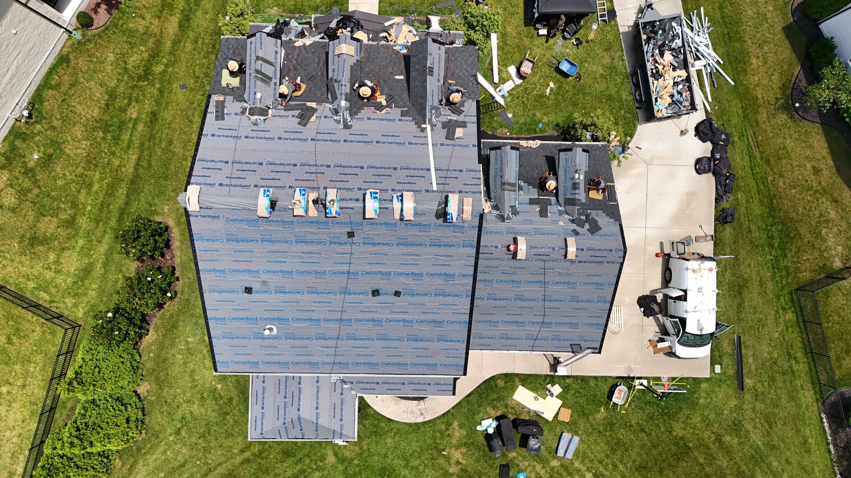 Charcoal Black Re-Roof by Royal House LLC