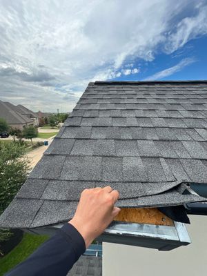 Residential Roofing Repair using Owen's Corning Duration (Lifetime) Shingles