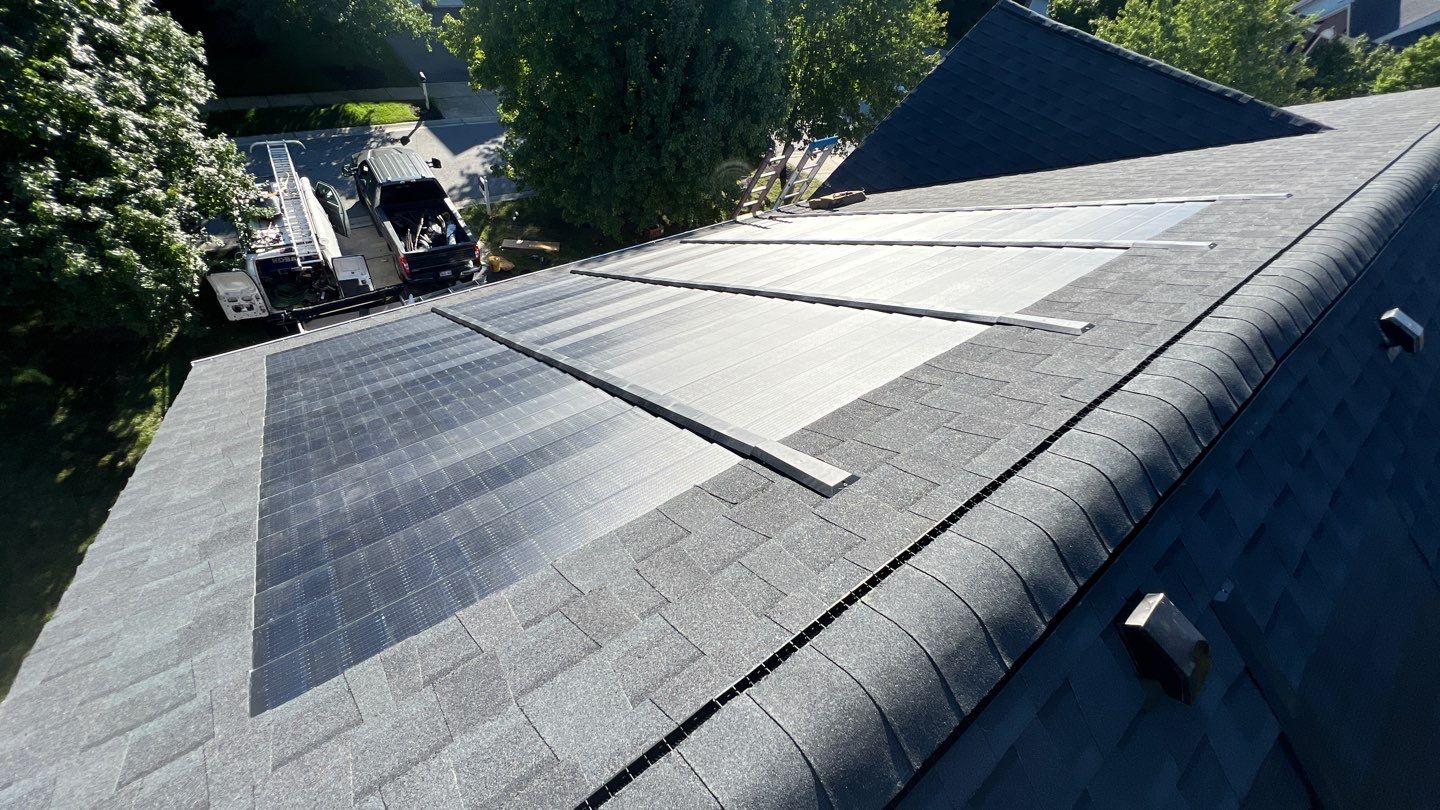 GAF Timberline Solar Roof Ellicott City, MD by American Home Contractors