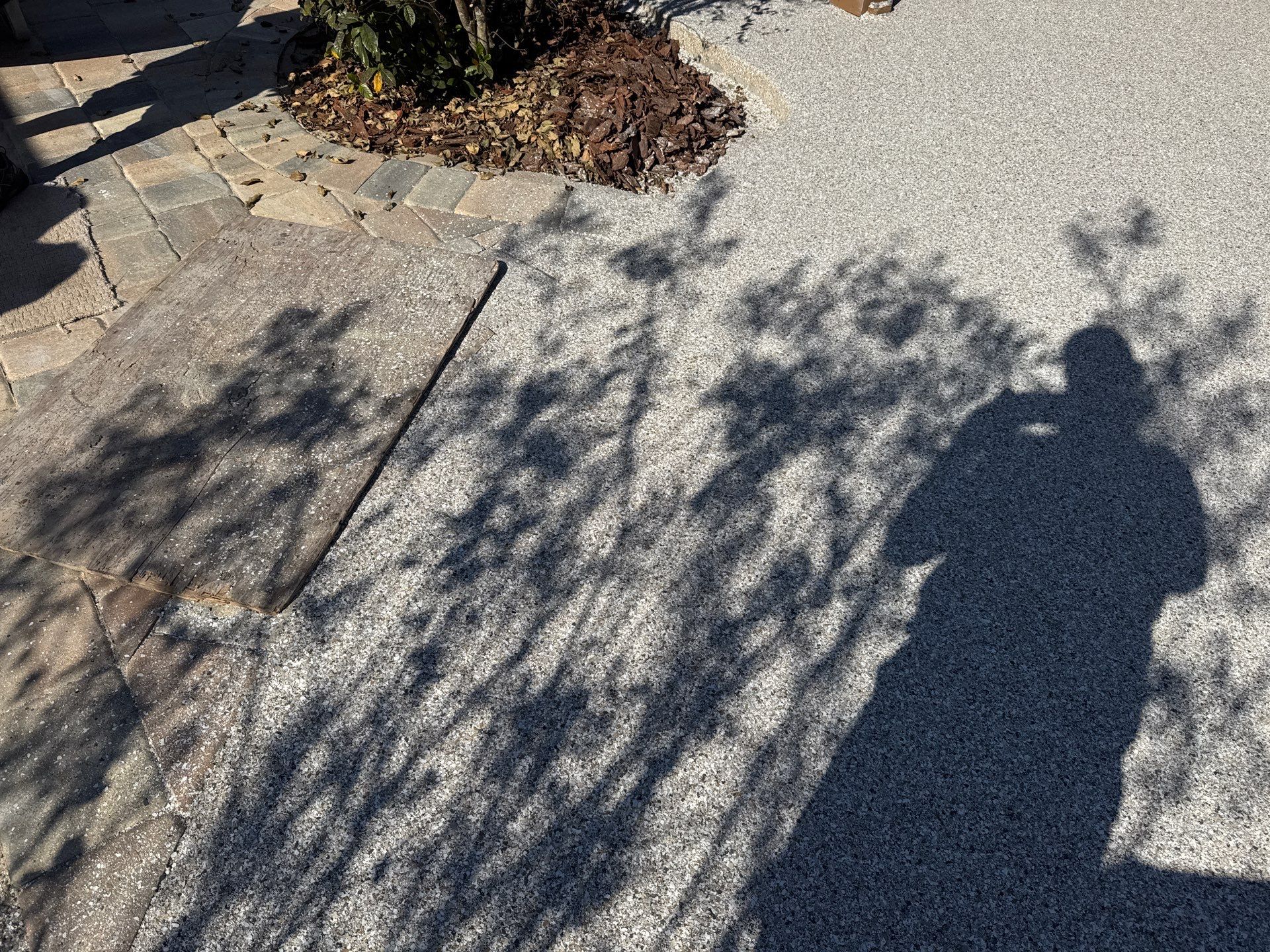 Patio  in Newberry, FL in Hybrid Claystone by Cross Creek Concrete Coatings