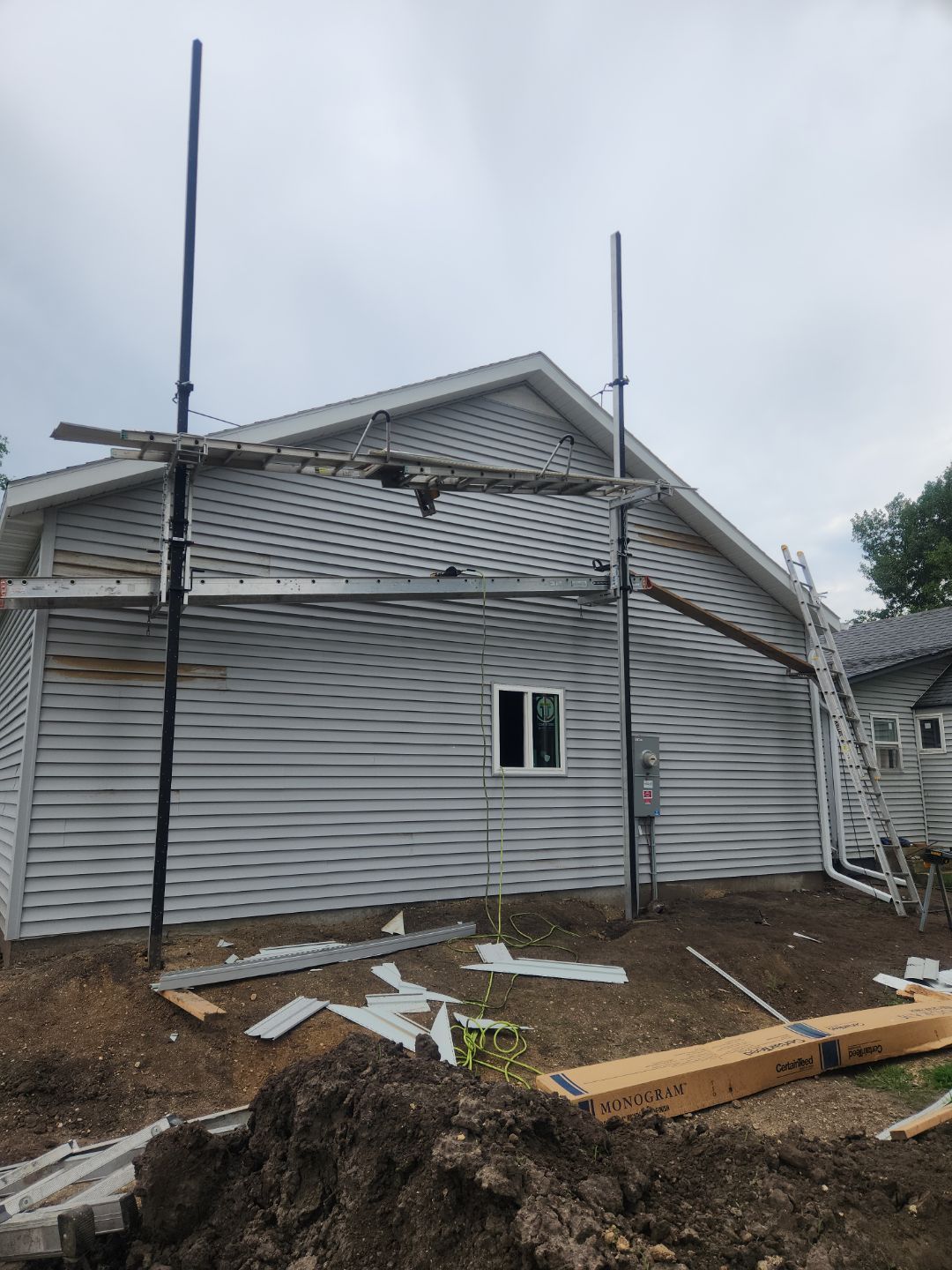 Garage addition by Homebound Construction
