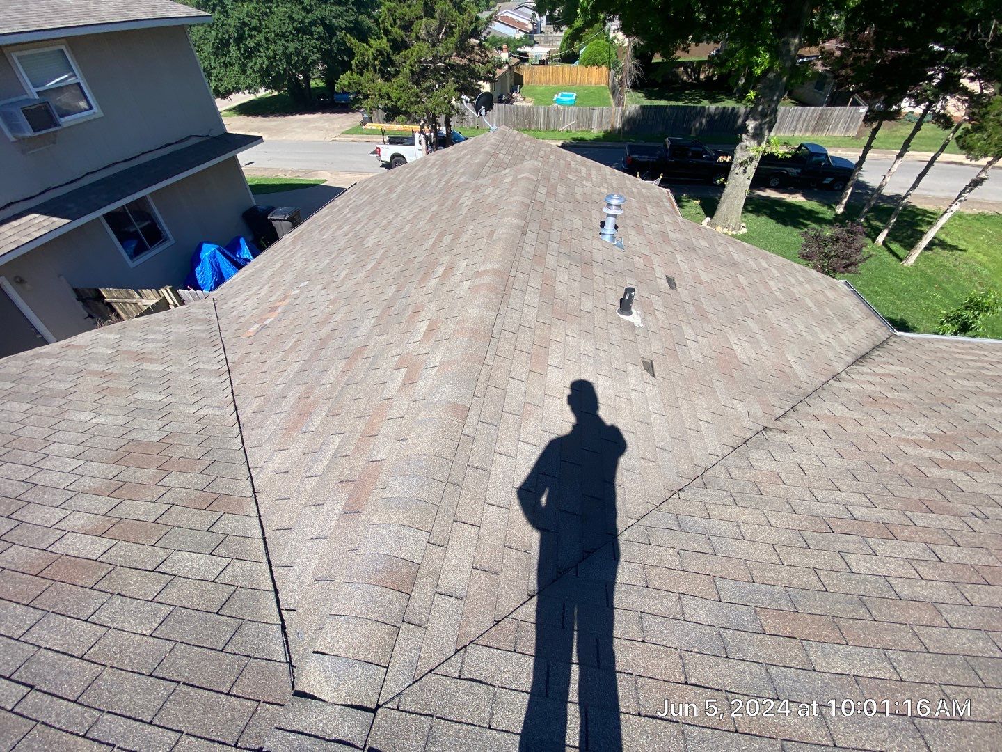 Roof inspection in Bartlesville by Decor Roofing & Restoration