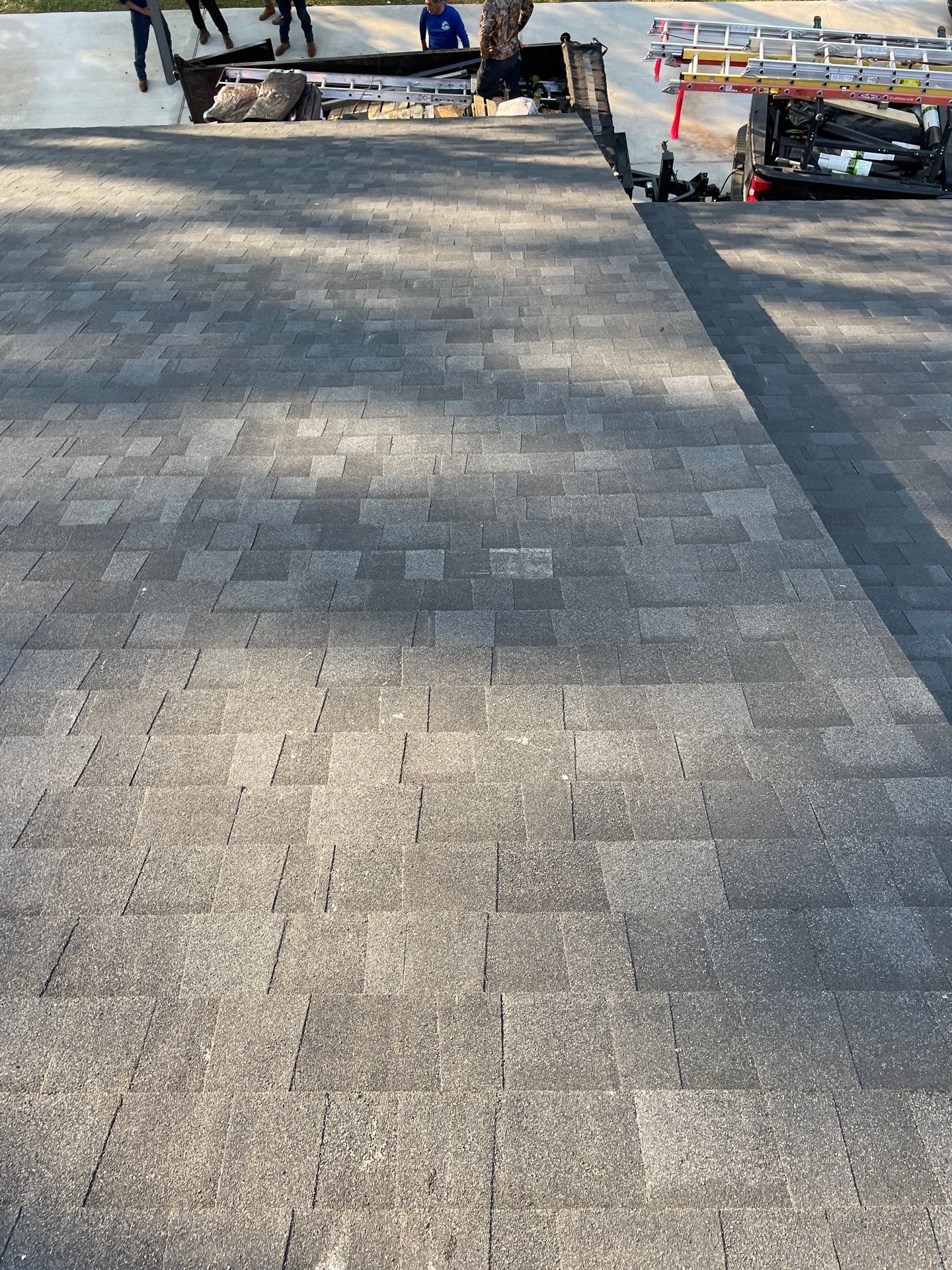 Residential Roofing Installation using Owen's Corning Duration (Lifetime) Shingles by Roof Repair Company