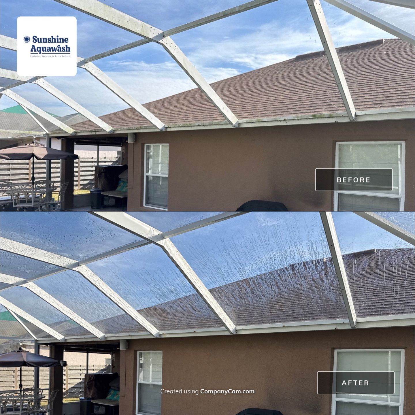 Driveway, Sidewalk, Street Curbing & Pool Screen Enclosure Cleaning in Regency Oaks, Palmetto, FL | Sunshine AquaWash by Sunshine AquaWash