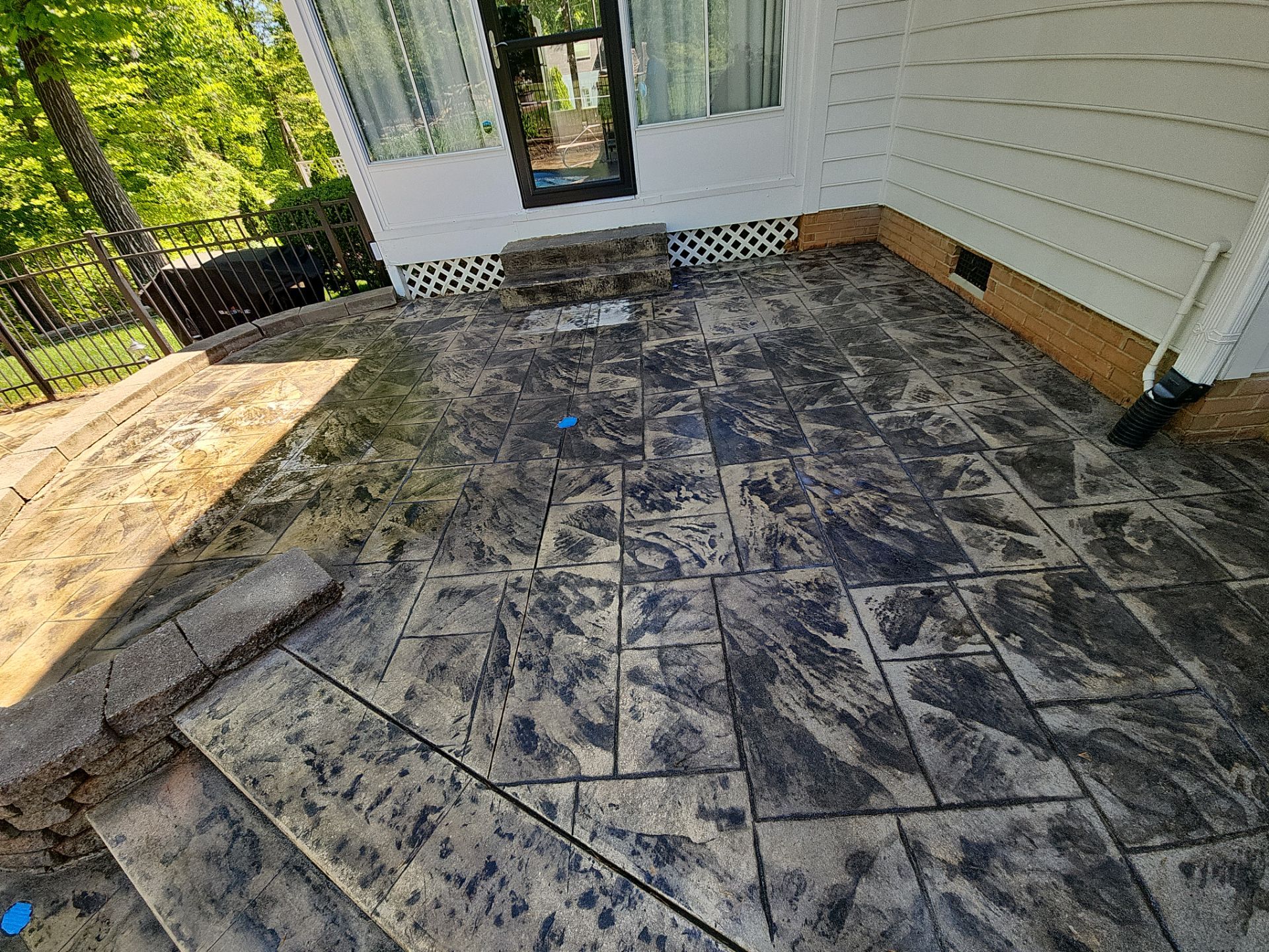 Pool Deck using AcryFin by DuraSeal