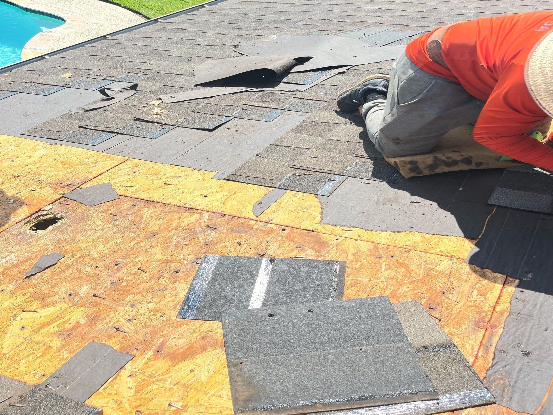 Residential Roofing Repair using Owen's Corning Duration (Lifetime) Shingles by Roof Repair Company