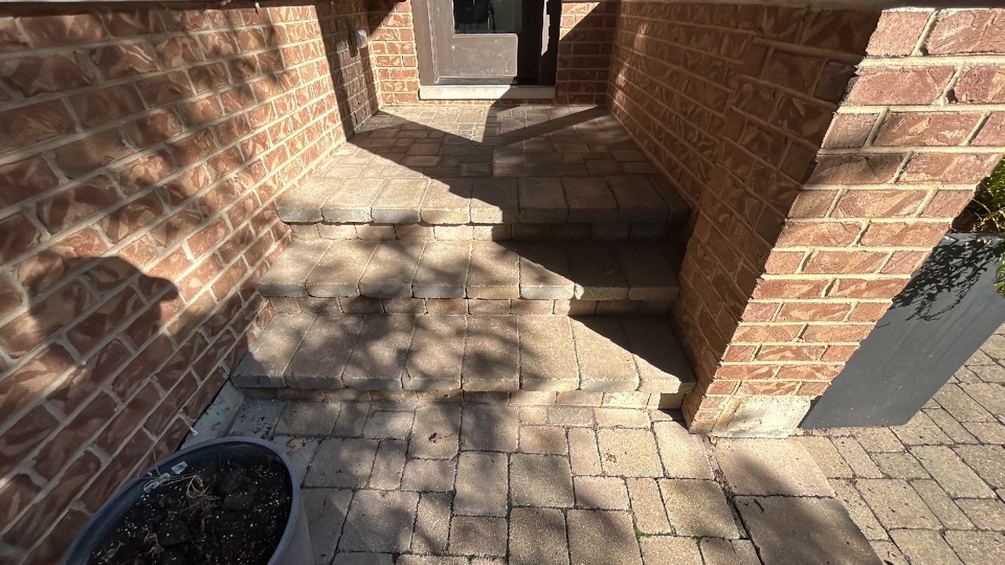Brick paver clean, sand and seal.  using Surebond SB-1300 by Northern Power Washing LLC.