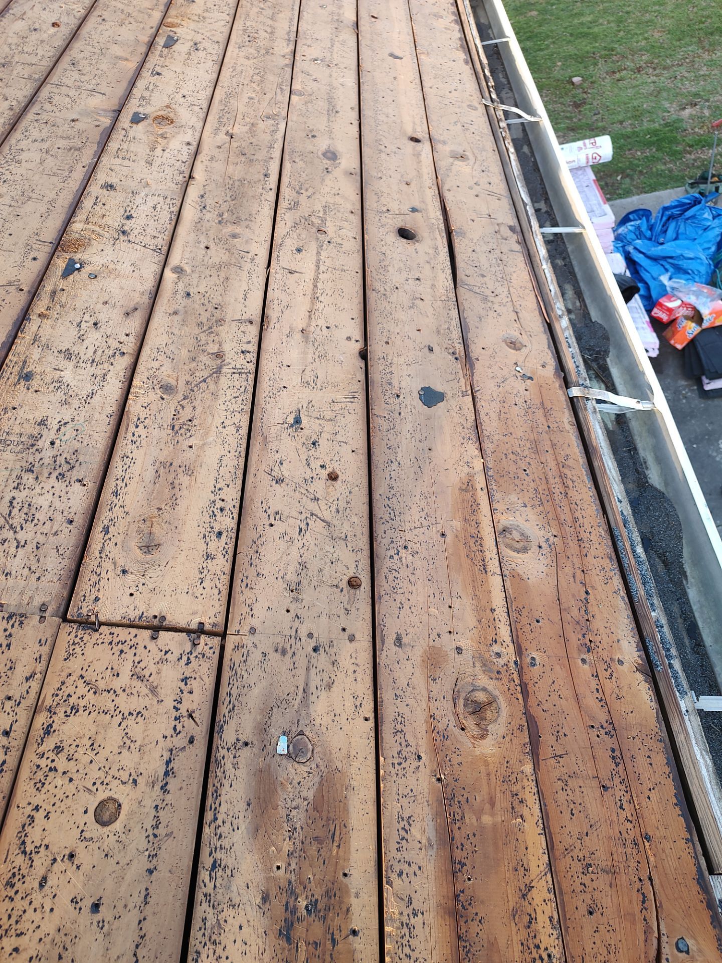 Storm damage restoration project by In & Out Construction & Remodeling, LLC