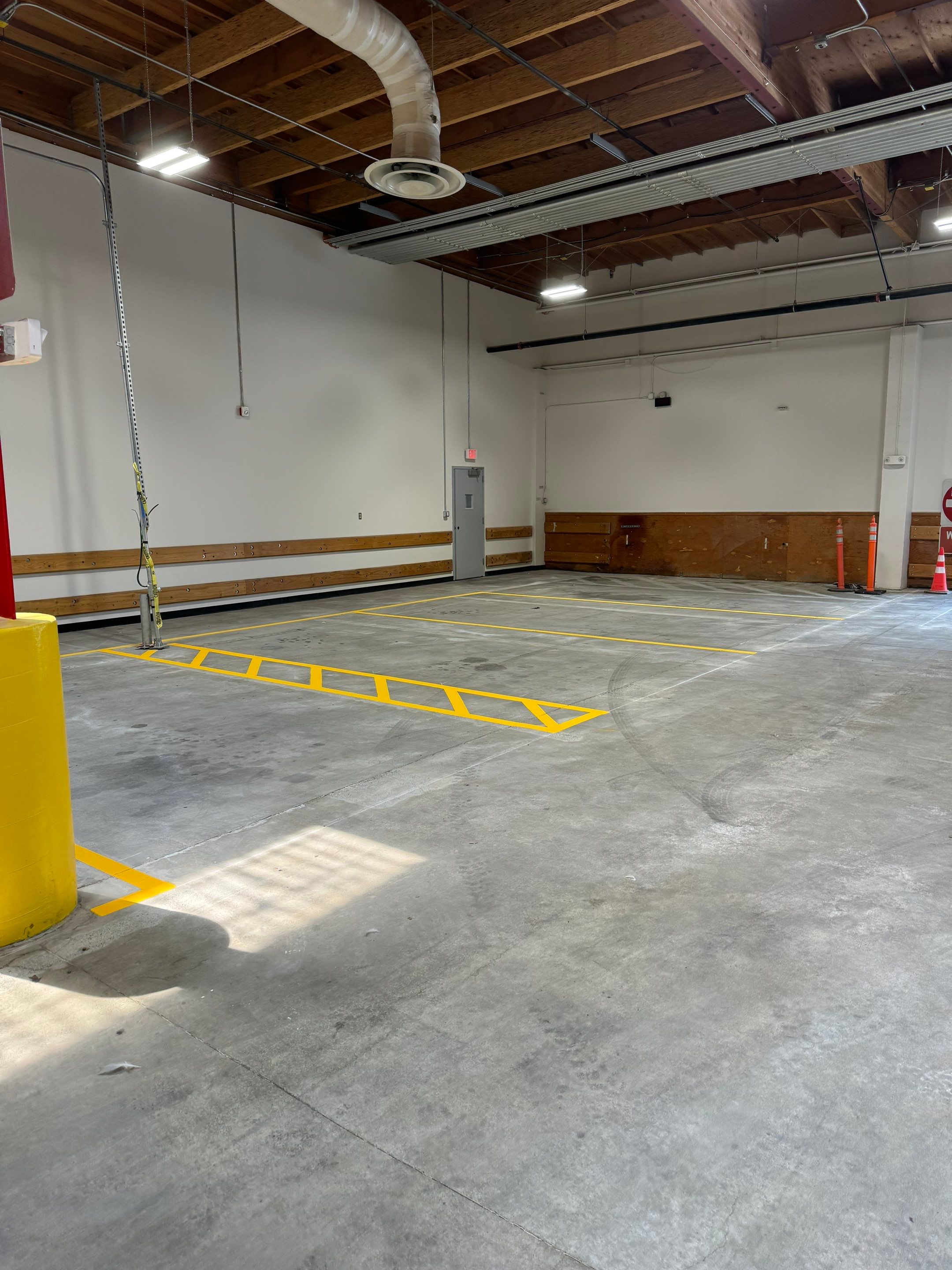 USPS Asphalt Patch Repair, Indoor Parking Lot Sandblast, Outdoor Parking Lot Sealcoating & Indoor/Outdoor Parking Lot Striping  by Jireh Asphalt & Concrete Inc 
