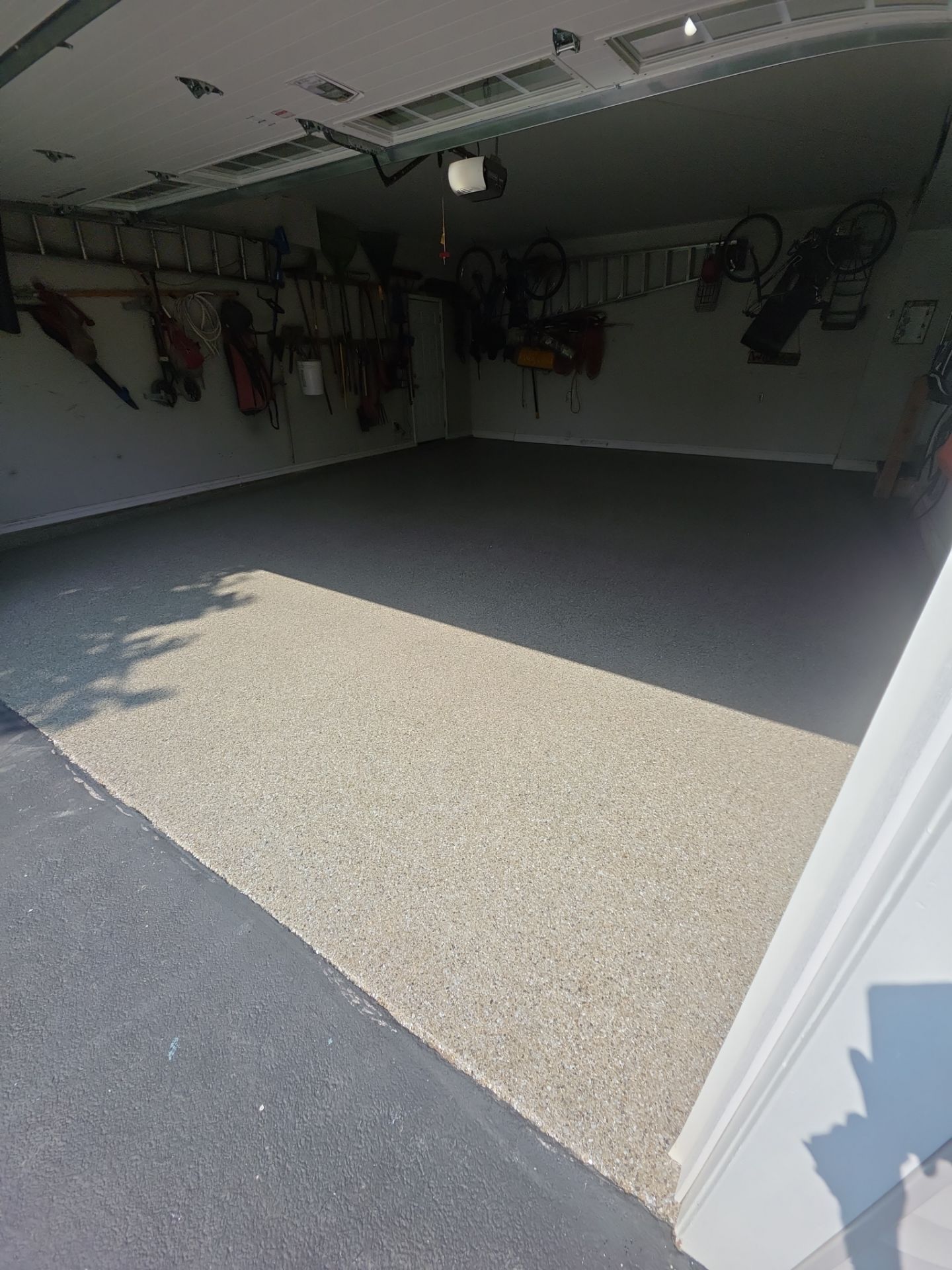 Vintage Shalestone Garage Coating by NG Masonry & Construction LLC