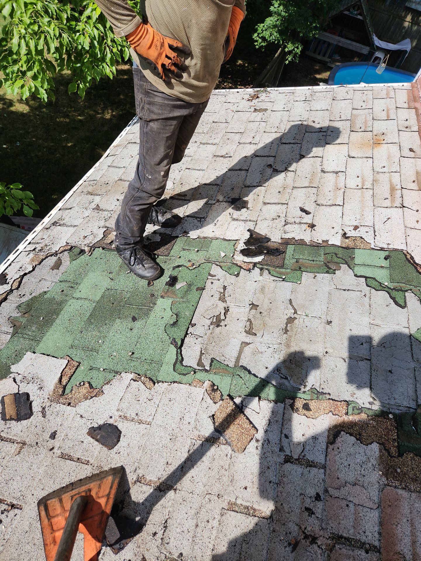 Residential Roofing Installation using Owens Corning Duration Sand Castle by A Plus Exterior