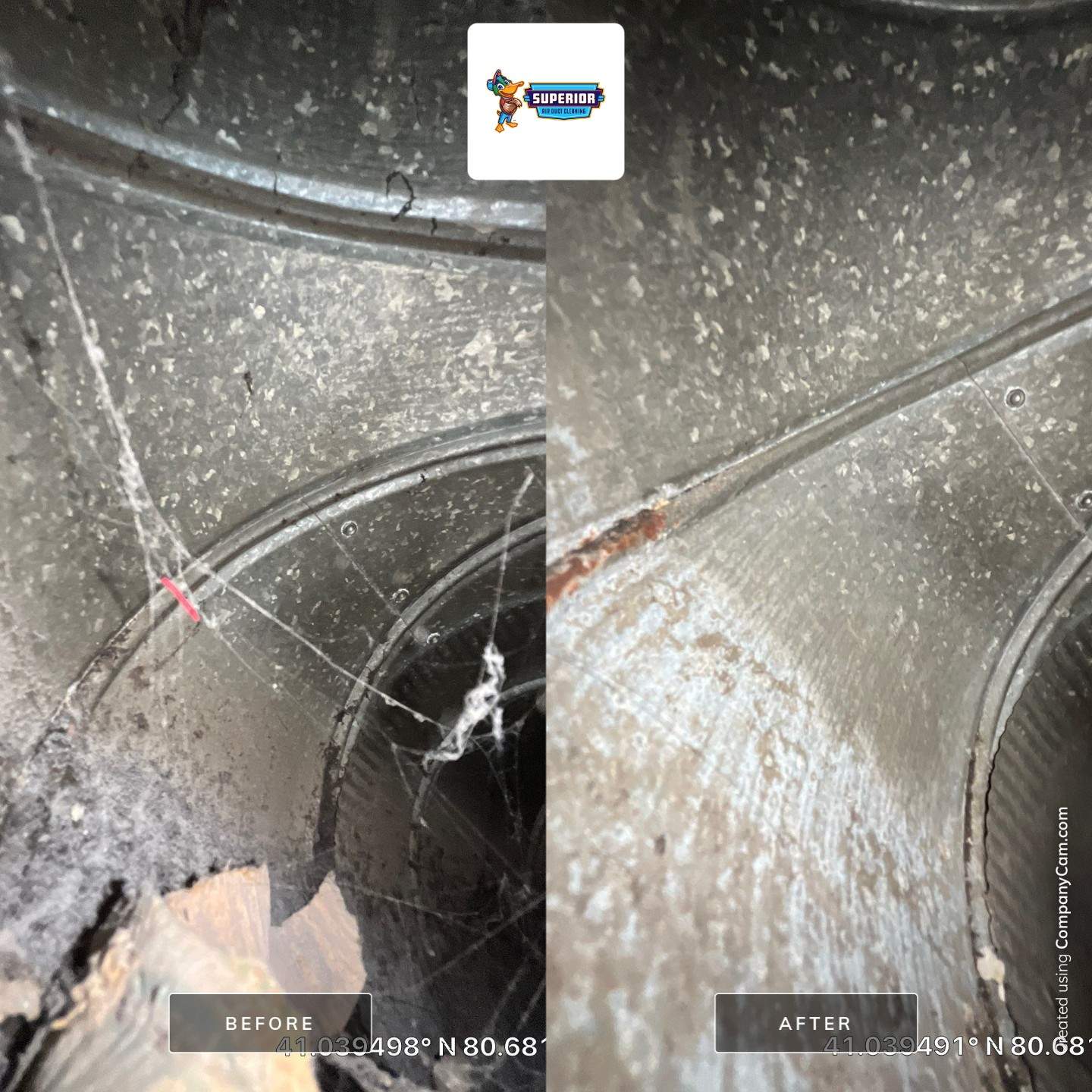 Air Duct Cleaning With a Vacuum Truck in Boardman, OH by Superior Air Duct Cleaning