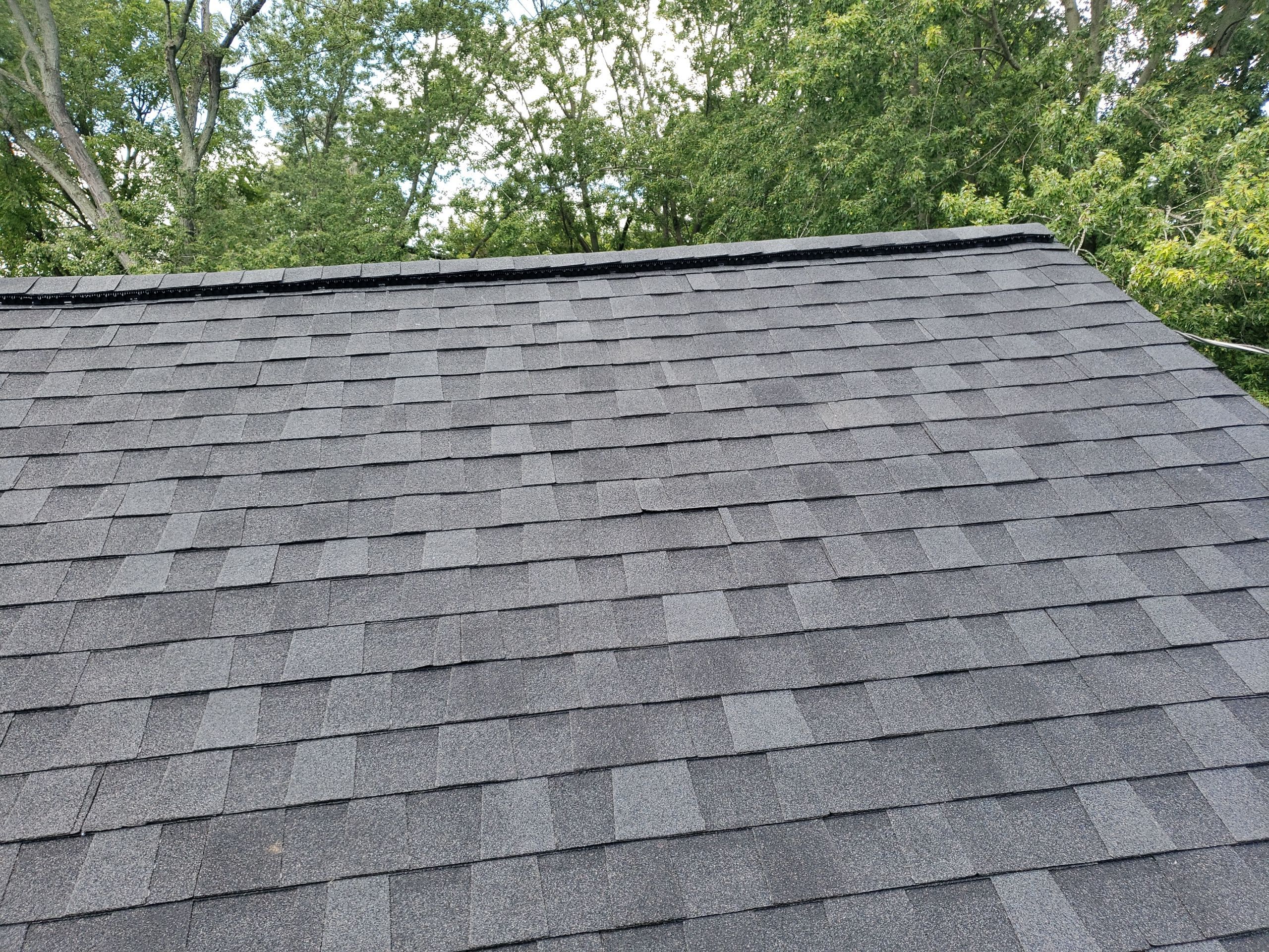 ATLAS PINNACLE COLOR: PRISTINE SCHOTCHGARD BLACK SHADOW DRIP EDGE: BLACK by Eagle Eye Roofing