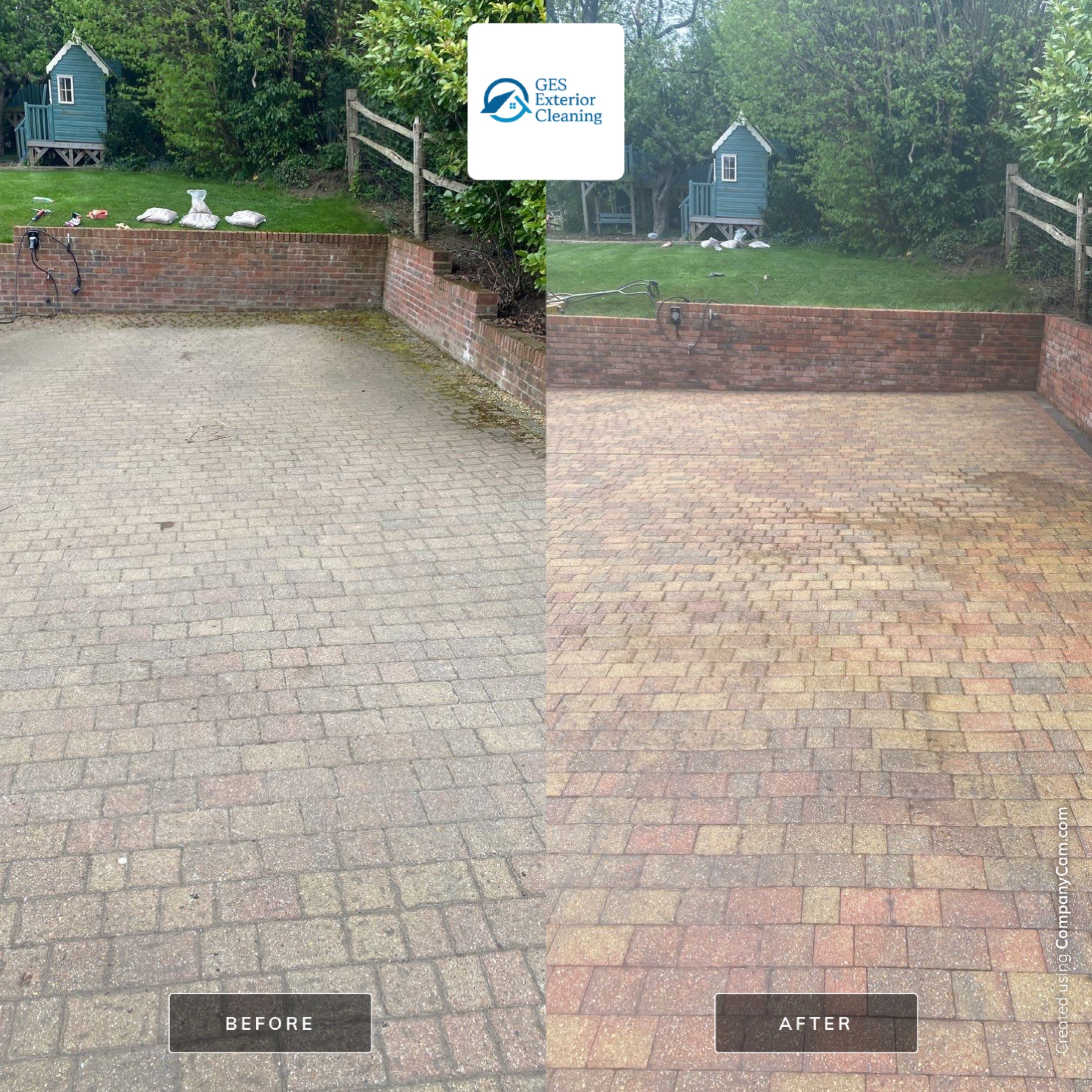 Exterior Clean - Drive - Patio - Paths using honda 21 ltr/min by Ges Exterior Cleaning ltd