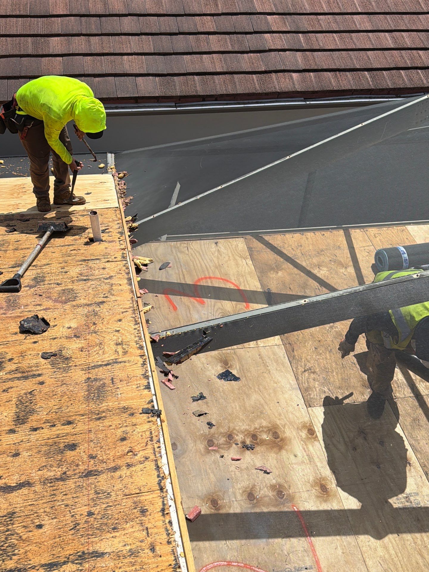 Full Tile Roof Replacement and Sheathing Repair in Deerfield Beach by Aastro Roofing