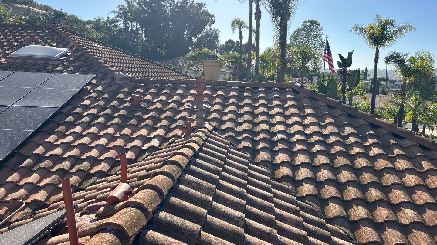 Clay Tile Roof Repair and Underlayment Replacement in Bonita by Reliable Roofing San Diego Inc.