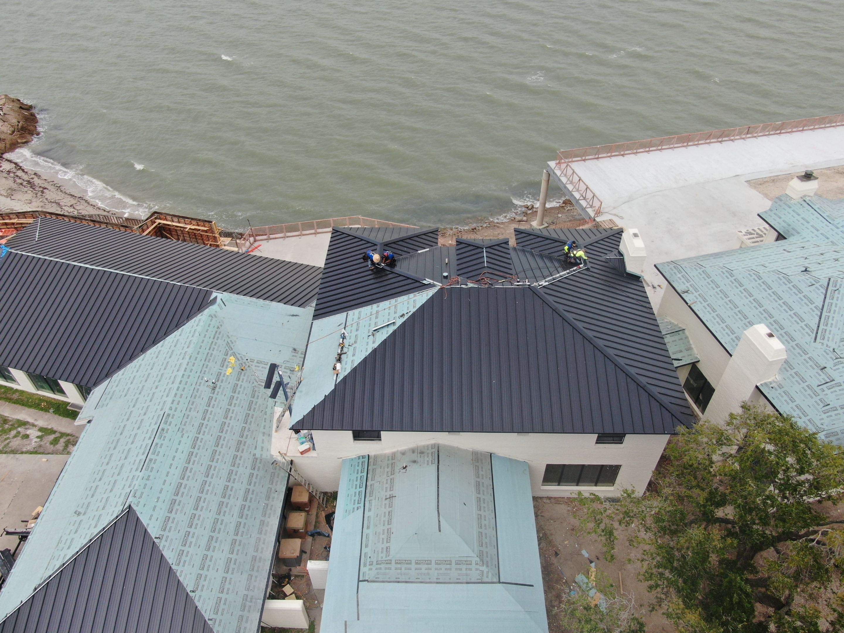 Megalodon Metal Roof on Corpus Bay by Bayfront Roofing and Construction