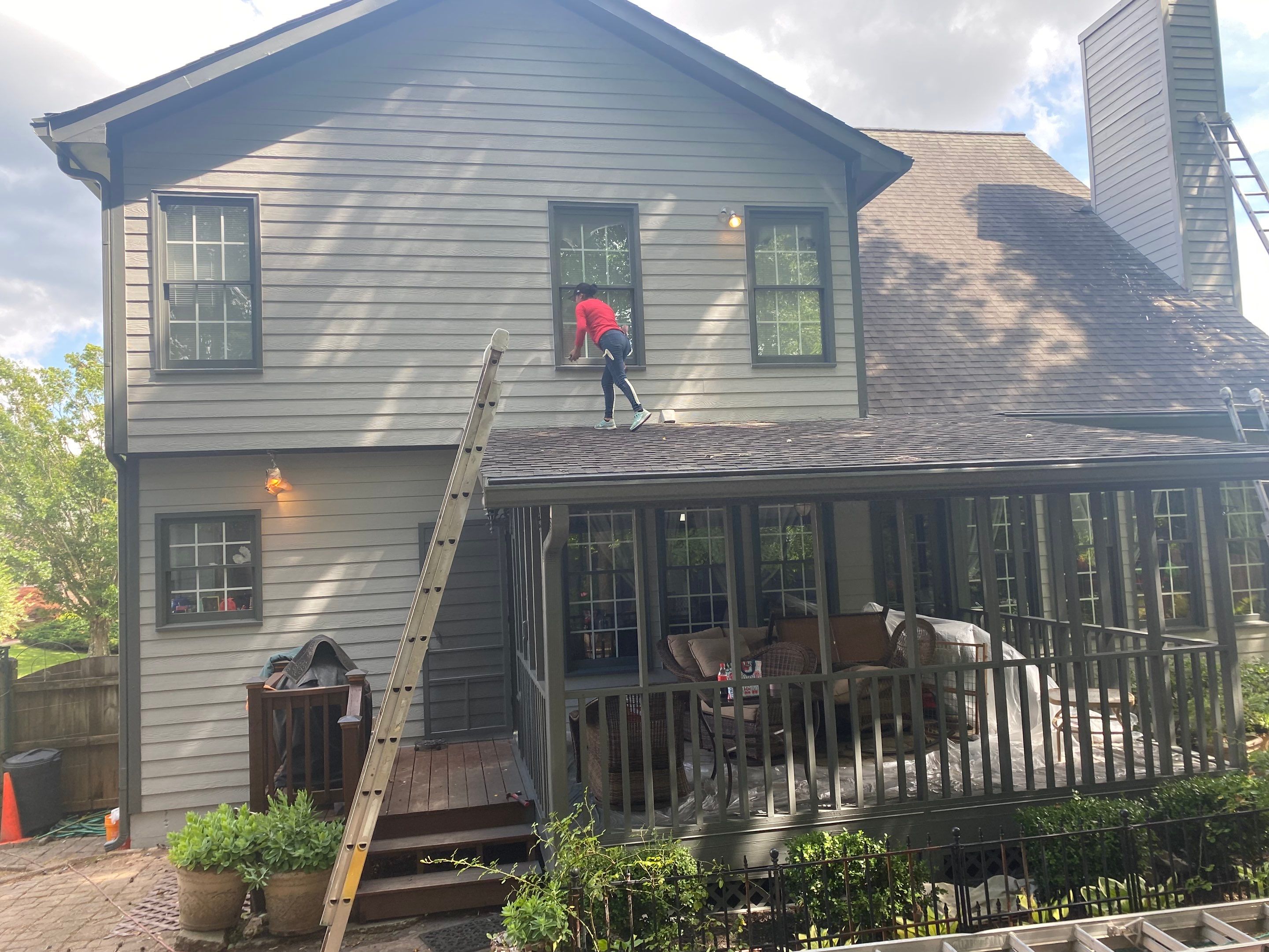 Exterior Residential Painting and Siding Refresh in Marietta by Swift Home Renovations