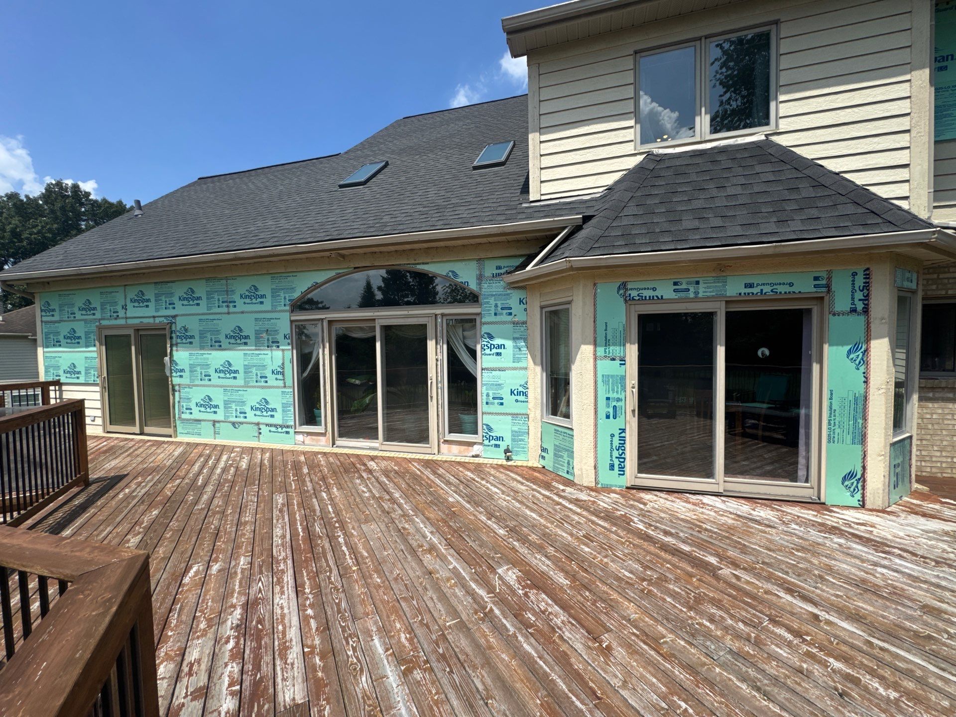 Siding Replacement using Alside Mountain Fern by 180 Contractors