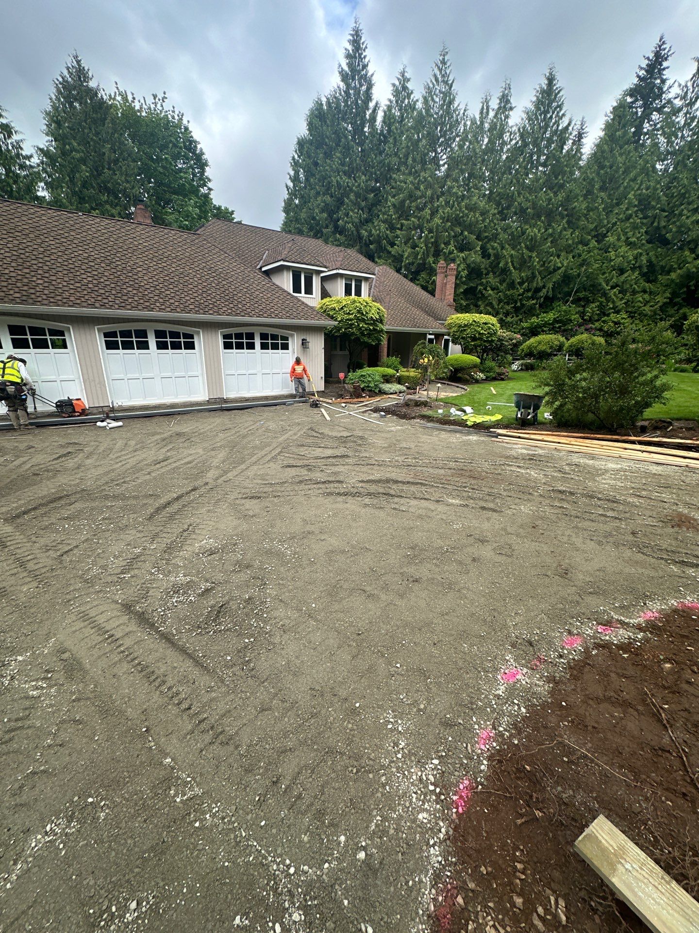 Stamped Concrete Driveway Renovation | Woodinville  by Jireh Asphalt & Concrete Inc 