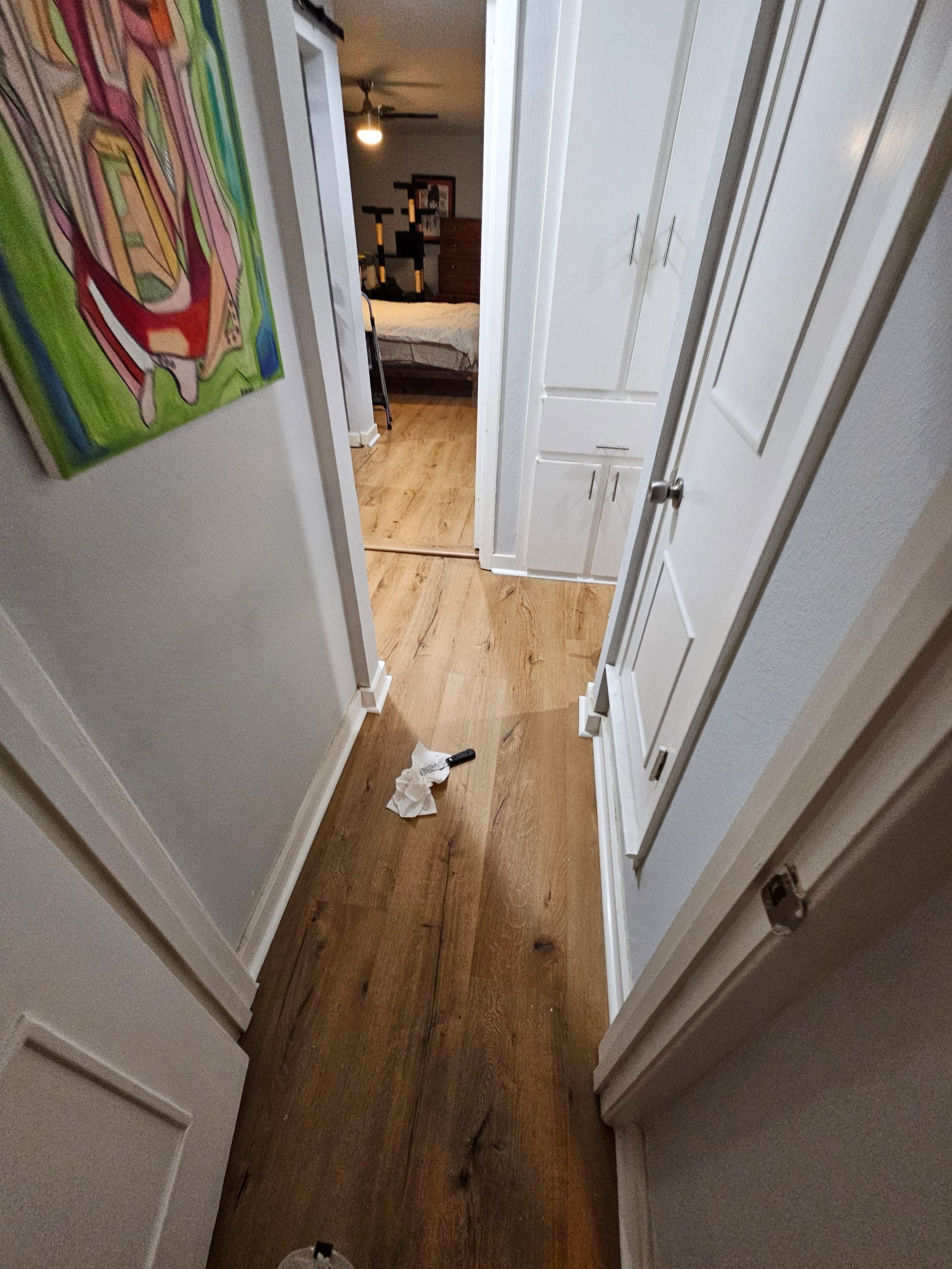 Laminate floor & fence by EL-GC LLC 