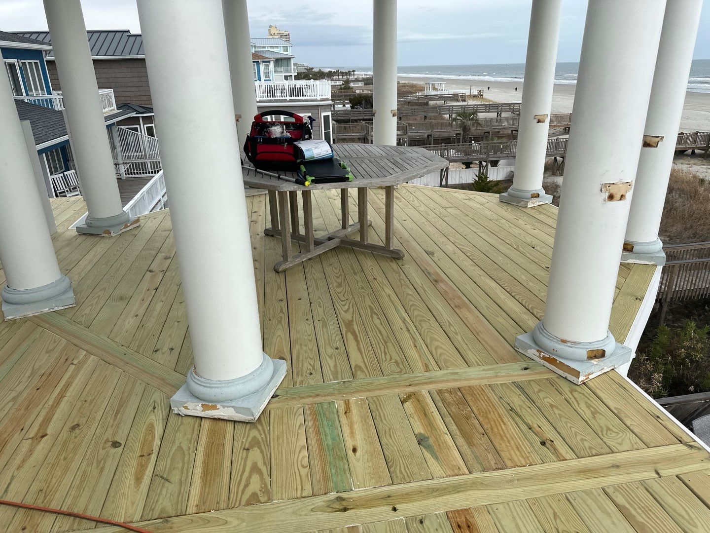 Weathered Deck using Wood Sealant by DuraSeal