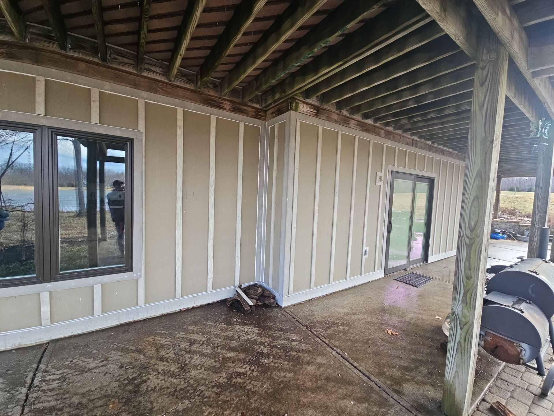 Siding Installation using James Hardie Board & Batten and James Hardie Shakes by Koontz Construction