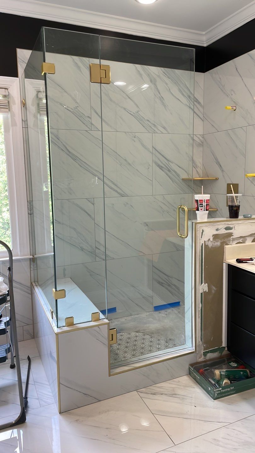 Woods Trace - Bathroom Remodel  by Pillar and Pine
