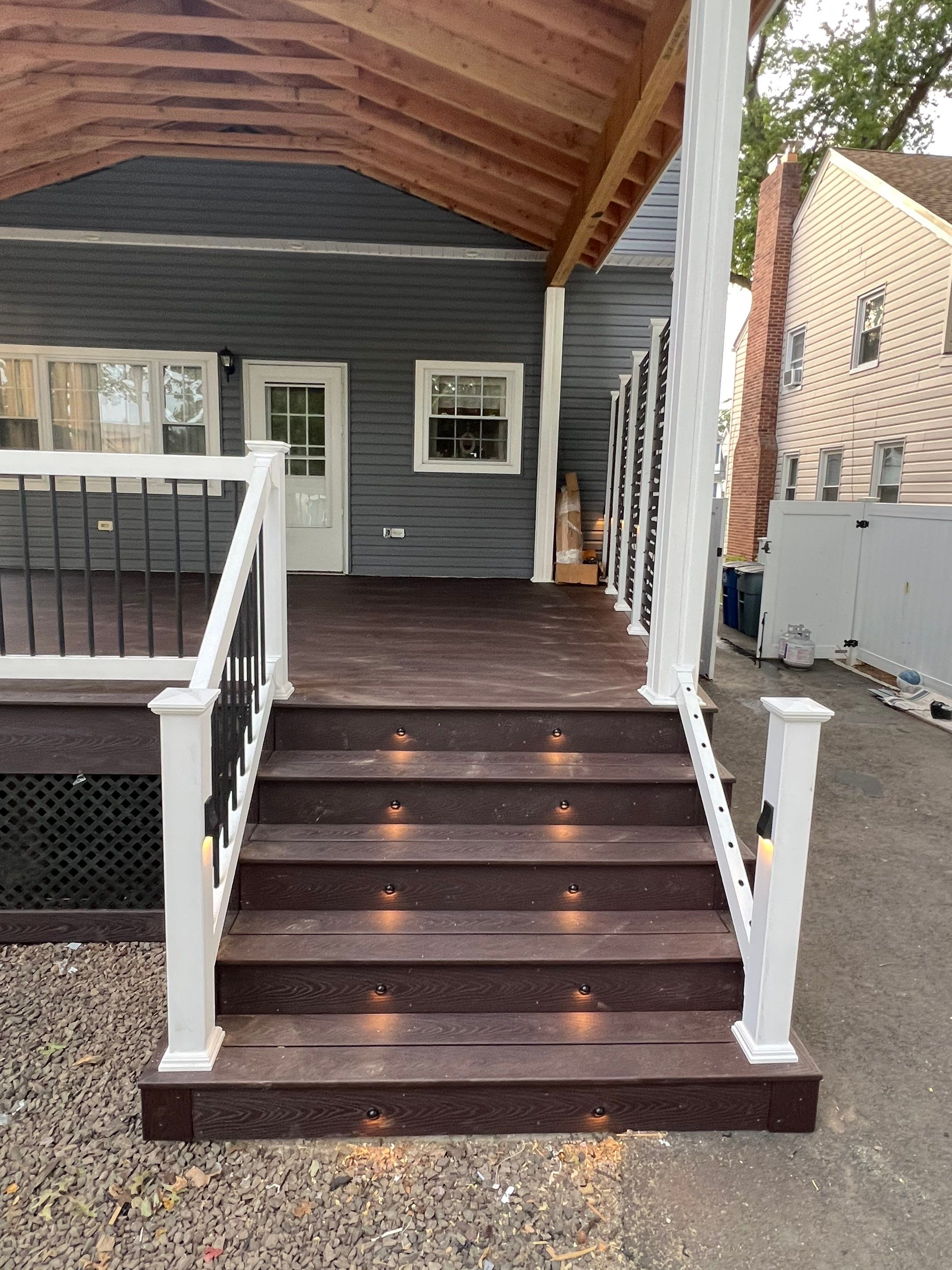 New Deck With Porch by deck guardian