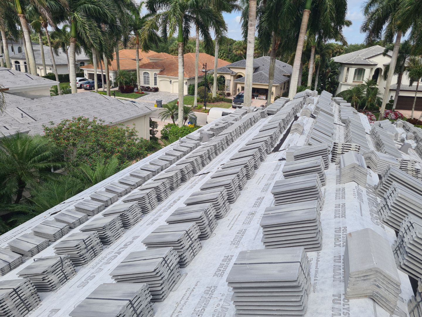 Residential Roofing Installation using WestLake Roofing Tile by BLUES BROTHERS CONSTRUCTION CORP