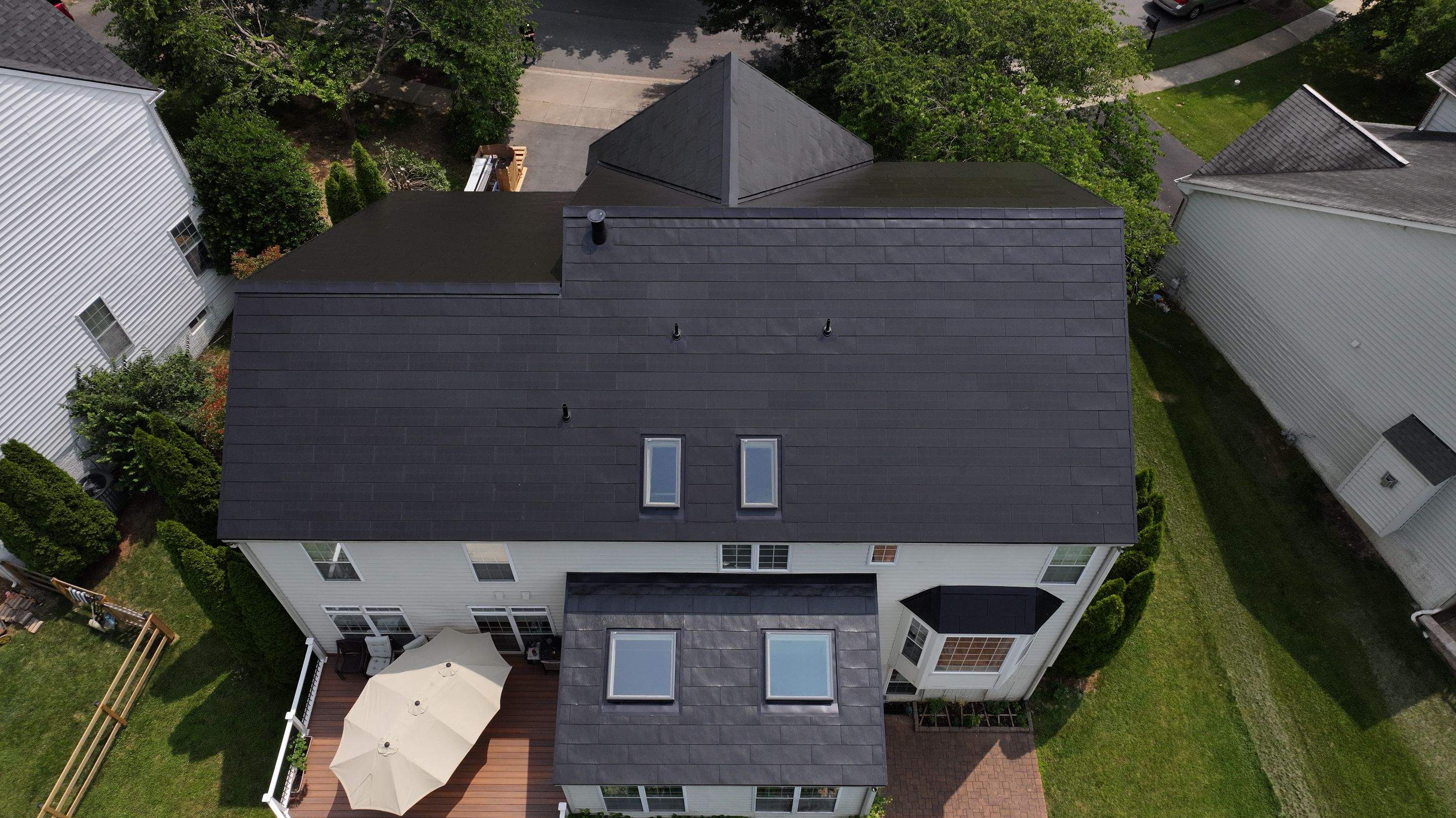 New Tesla Solar Roof in Maryland by American Home Contractors