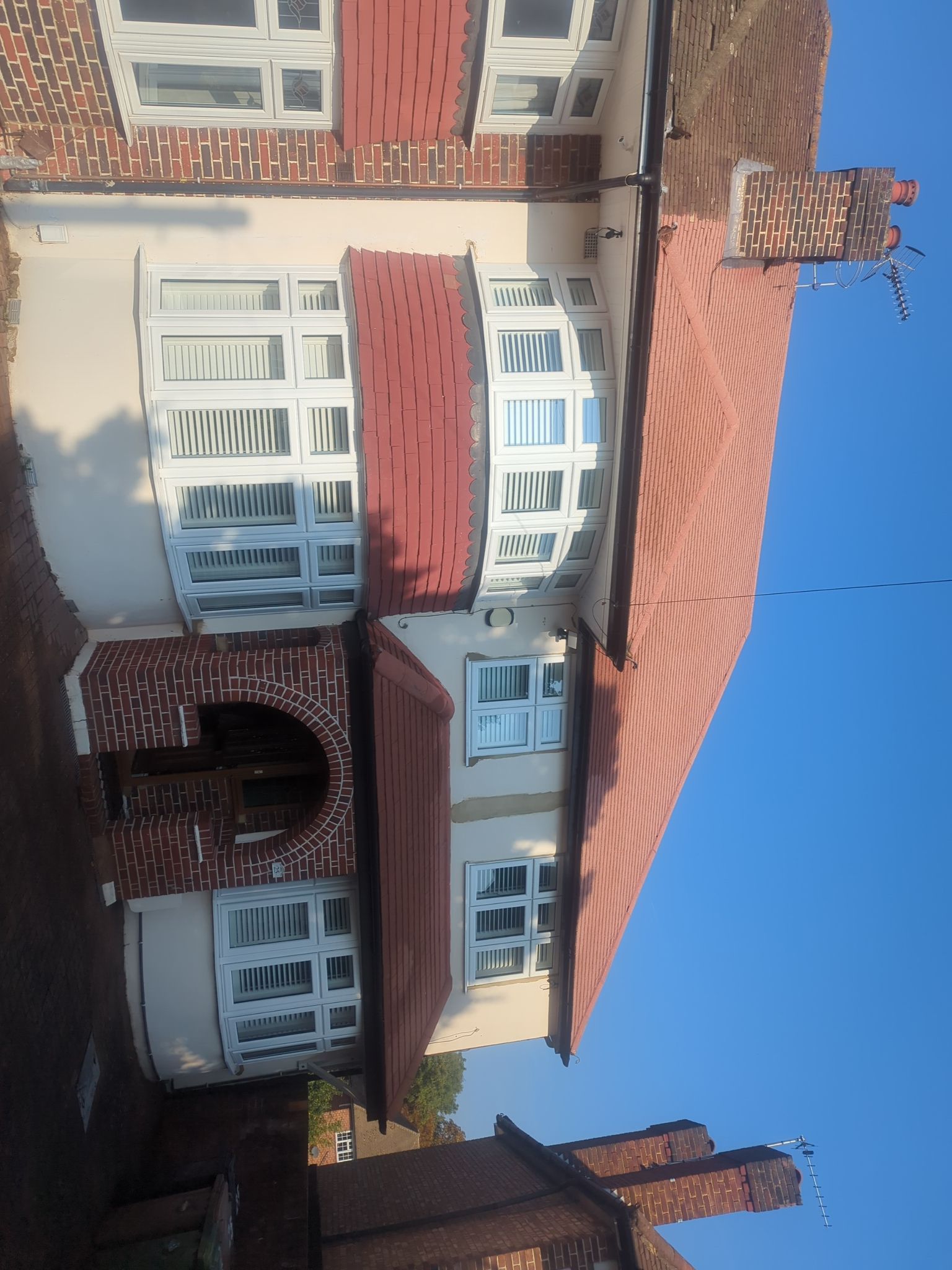Roof Clean - Biocide Treatment using Honda 15lpm Low Pressure Washing Machine by Ges Exterior Cleaning ltd
